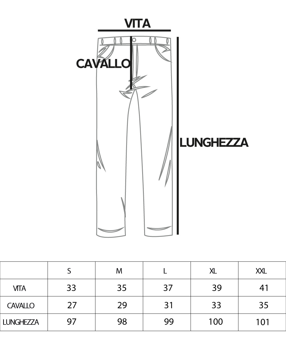 Pantaloni Uomo Lungo Viscosa Fondo Largo Elastico Sul Retro Abbottonatura Allungata Nero Casual Elegante GIOSAL-P5854A