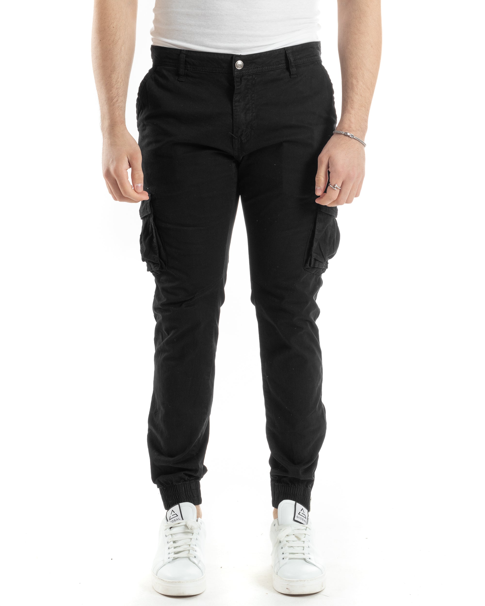 HOT Pantaloni Cargo Uomo Cotone Pantaloni Uomo Cargo