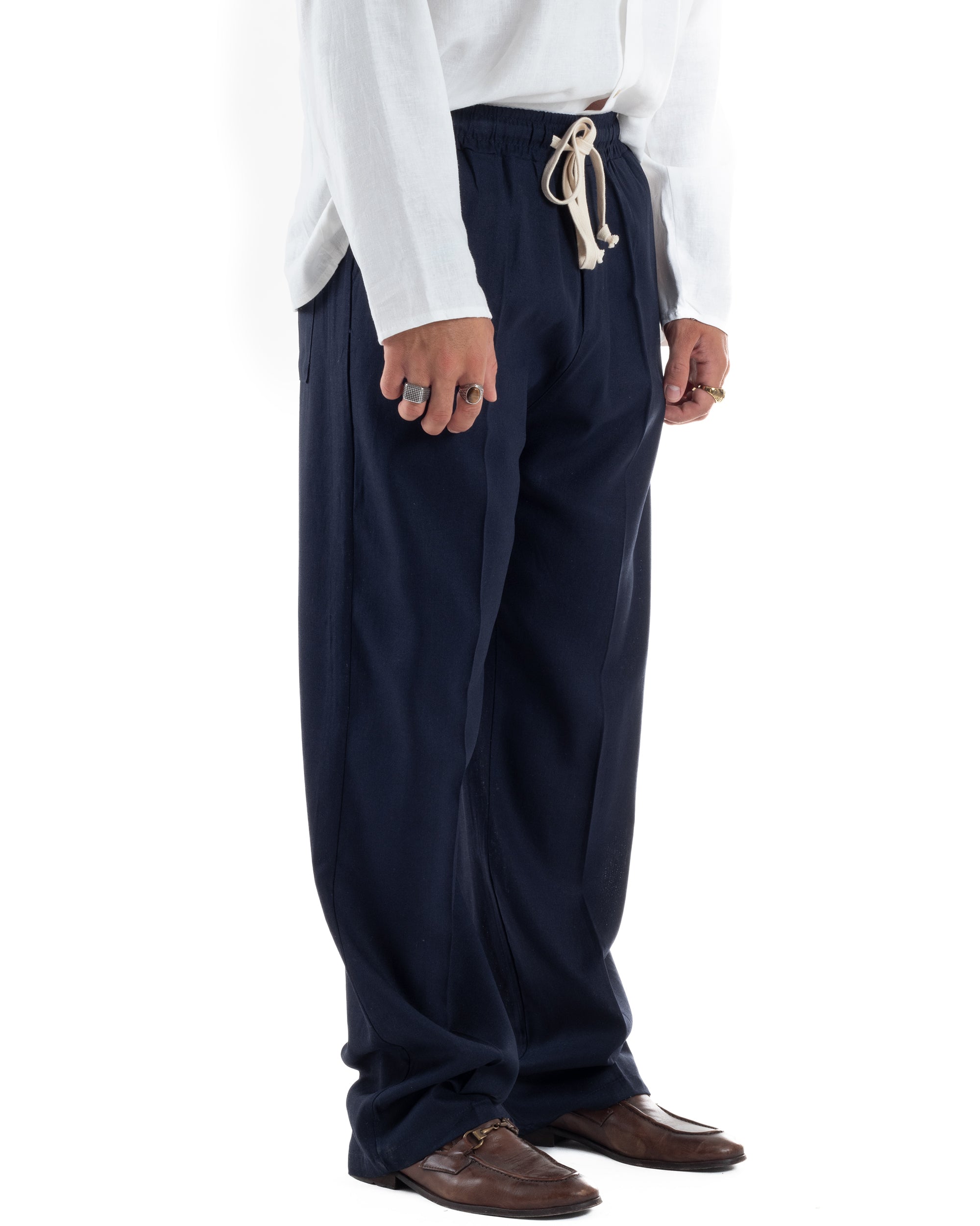 Pantalaccio Lino Baggy Fit P6302A