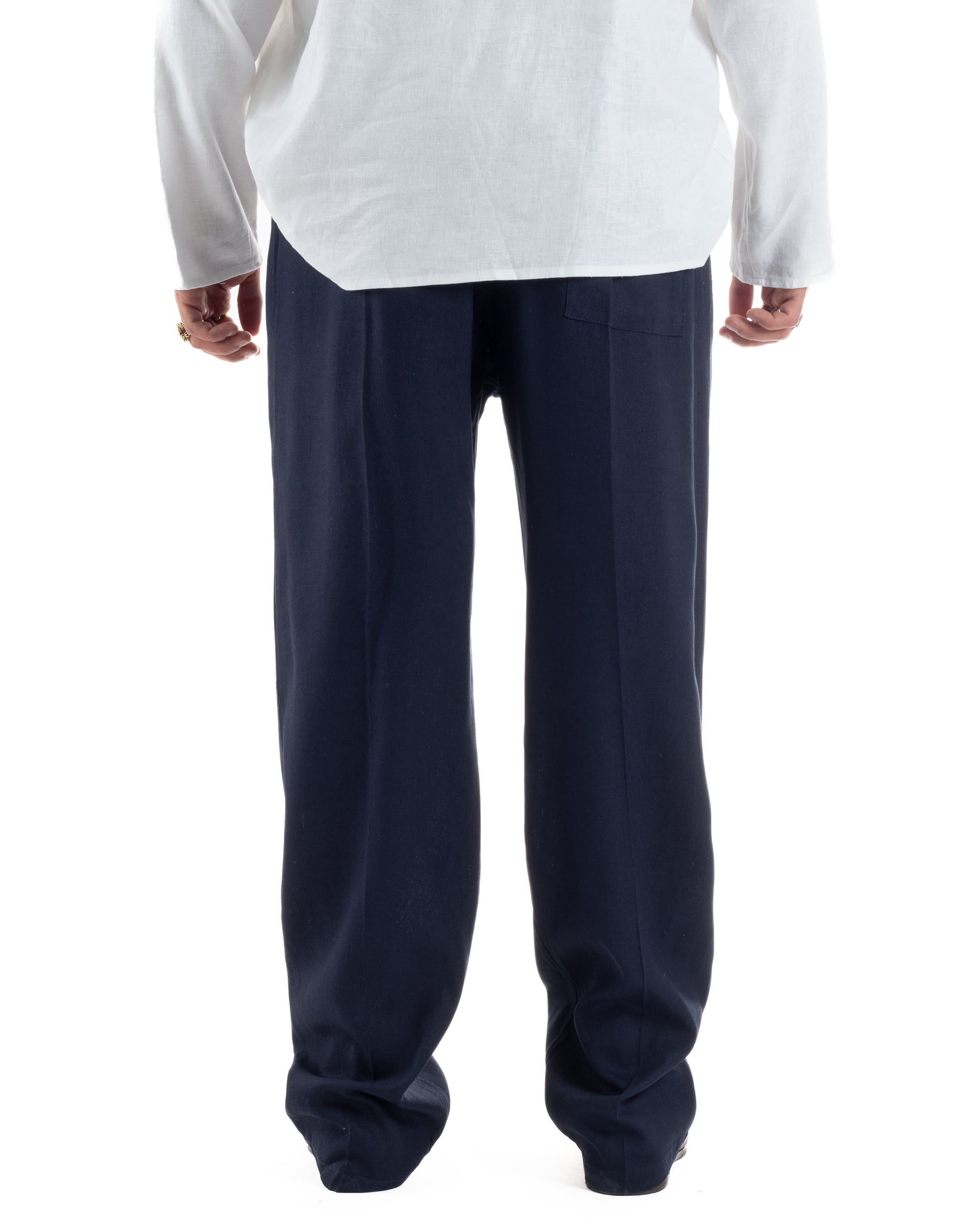 Pantalaccio Lino Baggy Fit P6302A