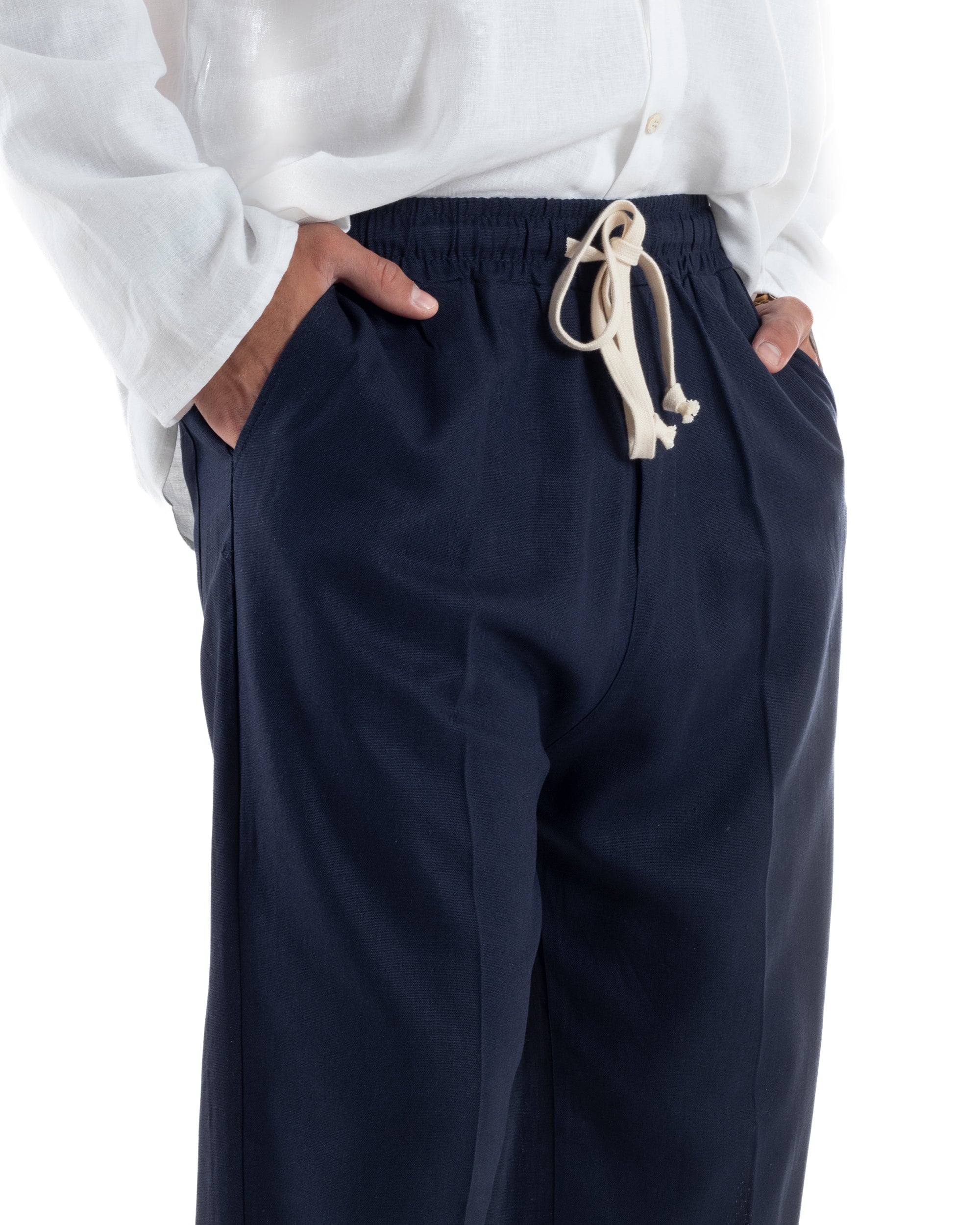 Pantalaccio Lino Baggy Fit P6302A