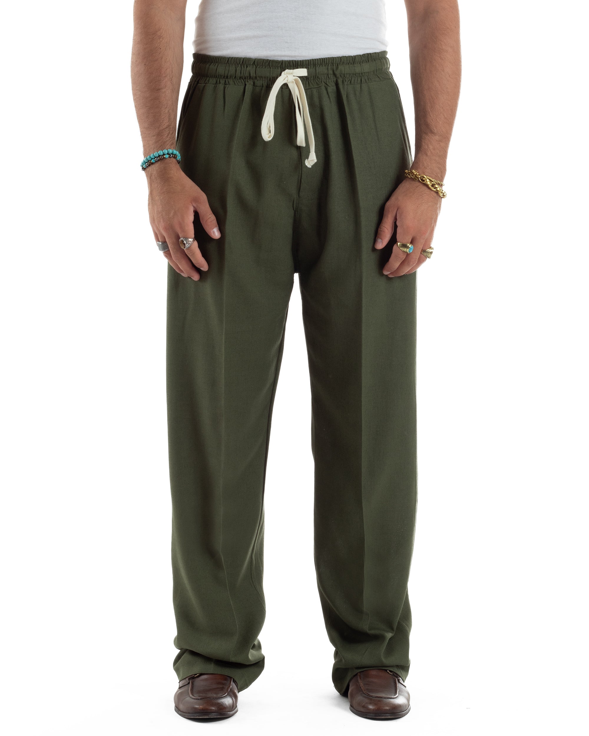 Pantalaccio Lino Baggy Fit P6303A