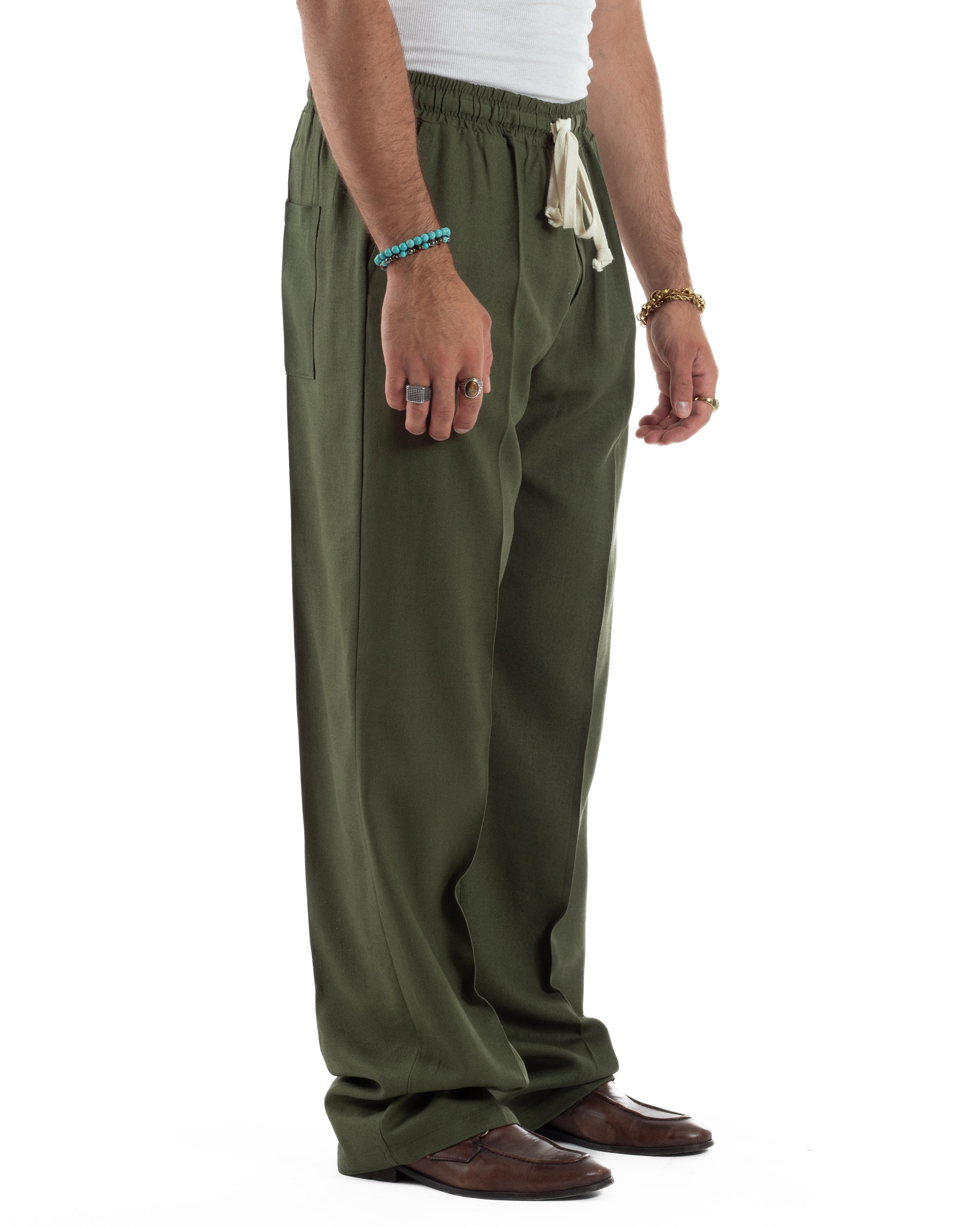 Pantalaccio Lino Baggy Fit P6303A