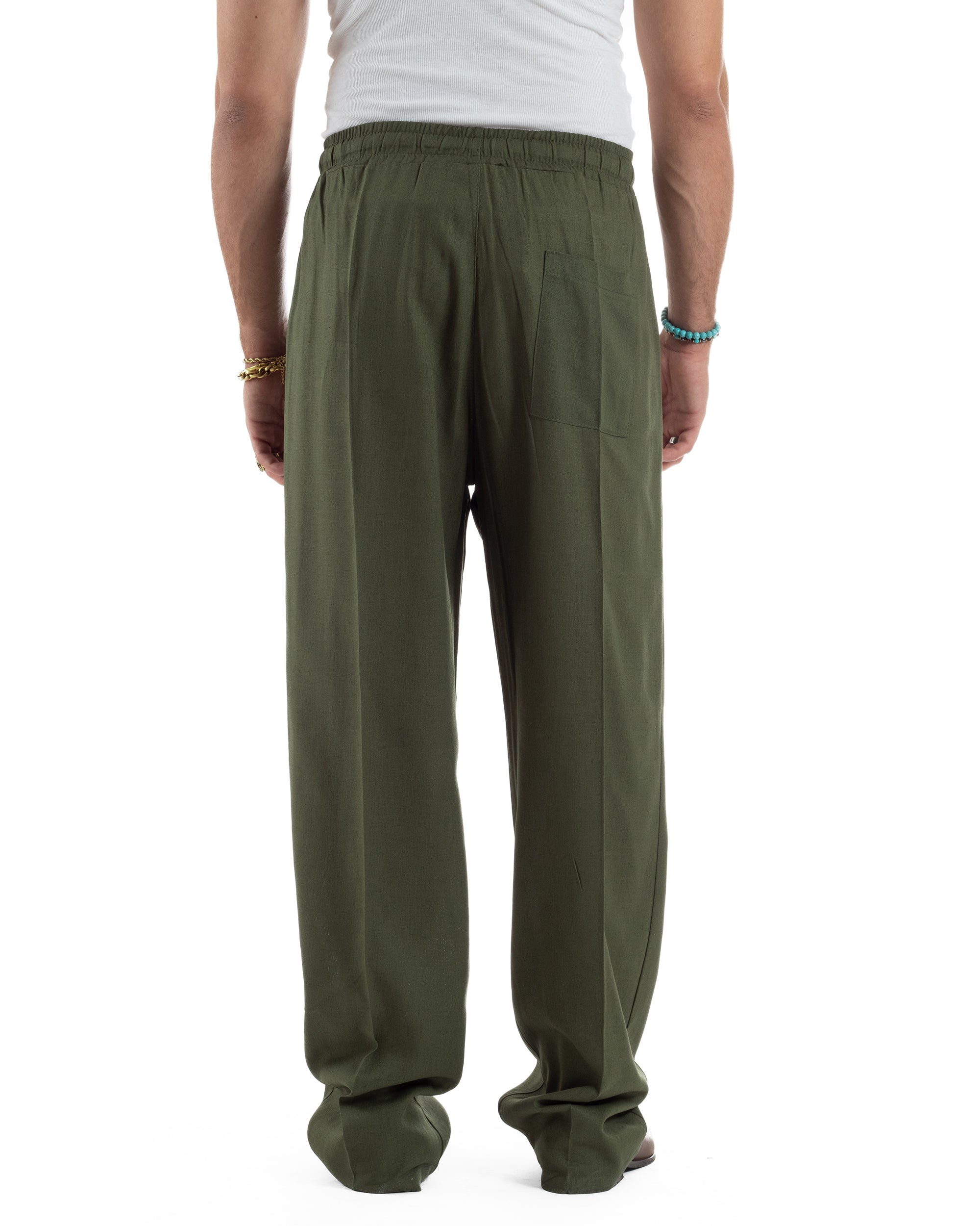 Pantalaccio Lino Baggy Fit P6303A