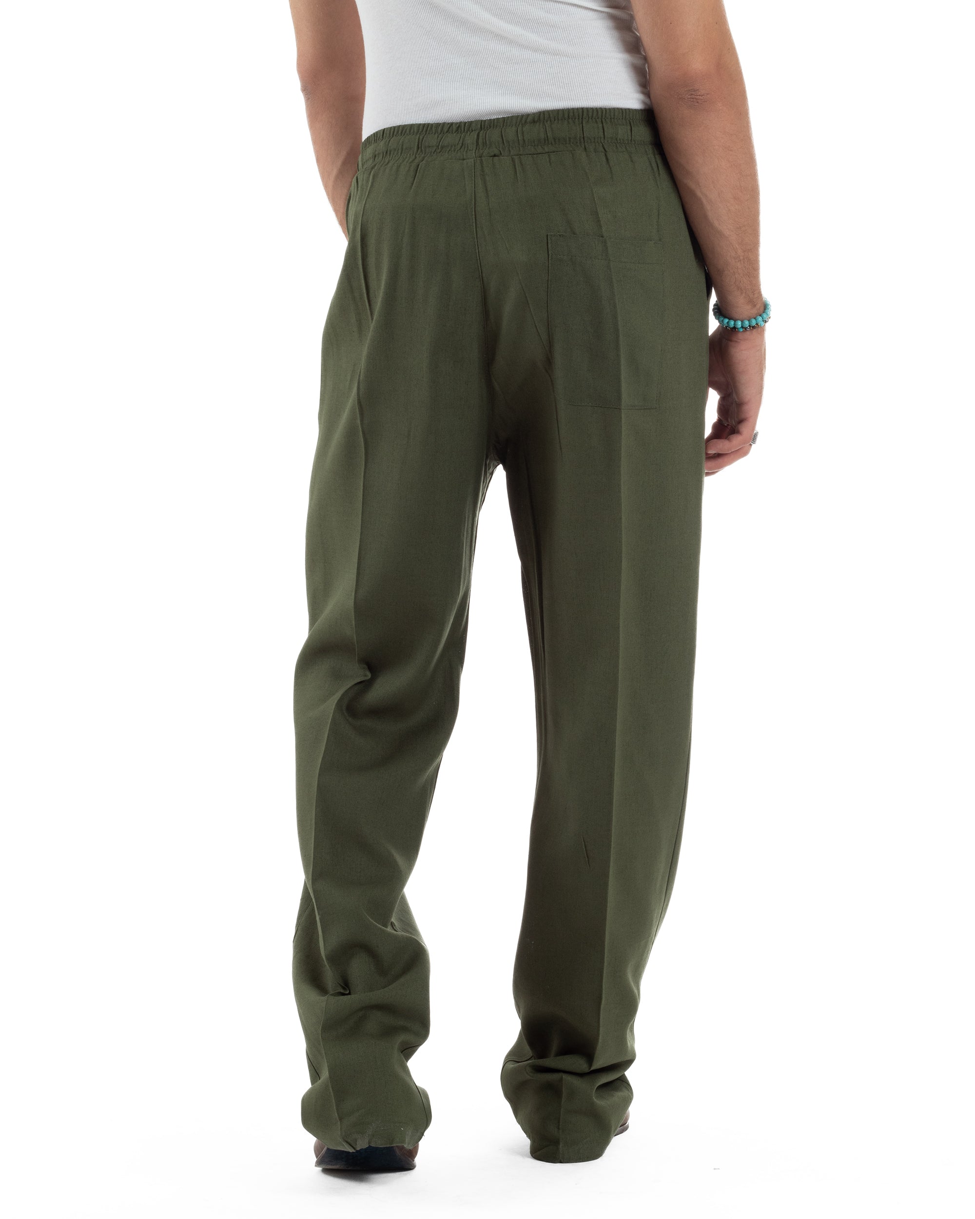 Pantalaccio Lino Baggy Fit P6303A