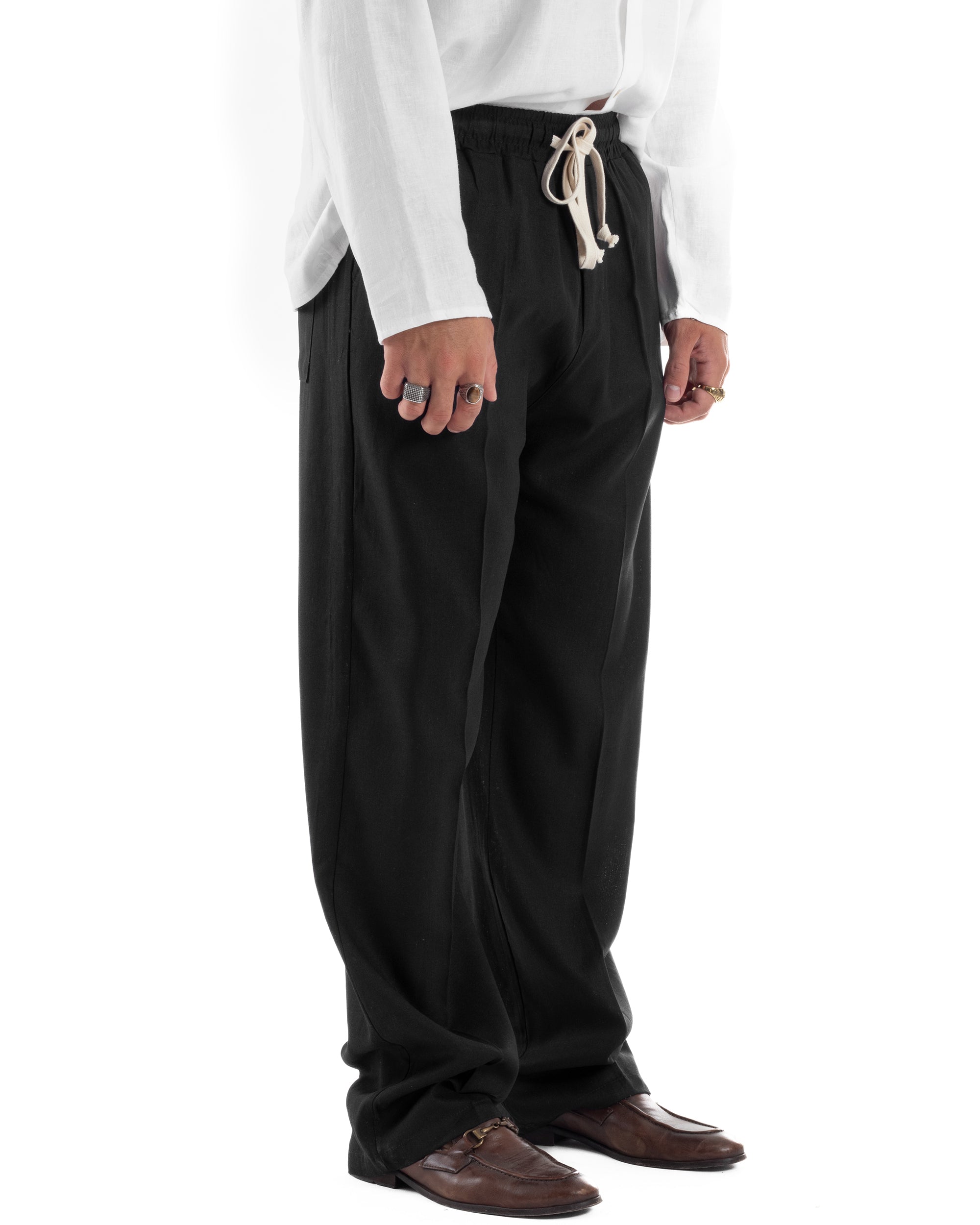 Pantalaccio Lino Baggy Fit P6304A