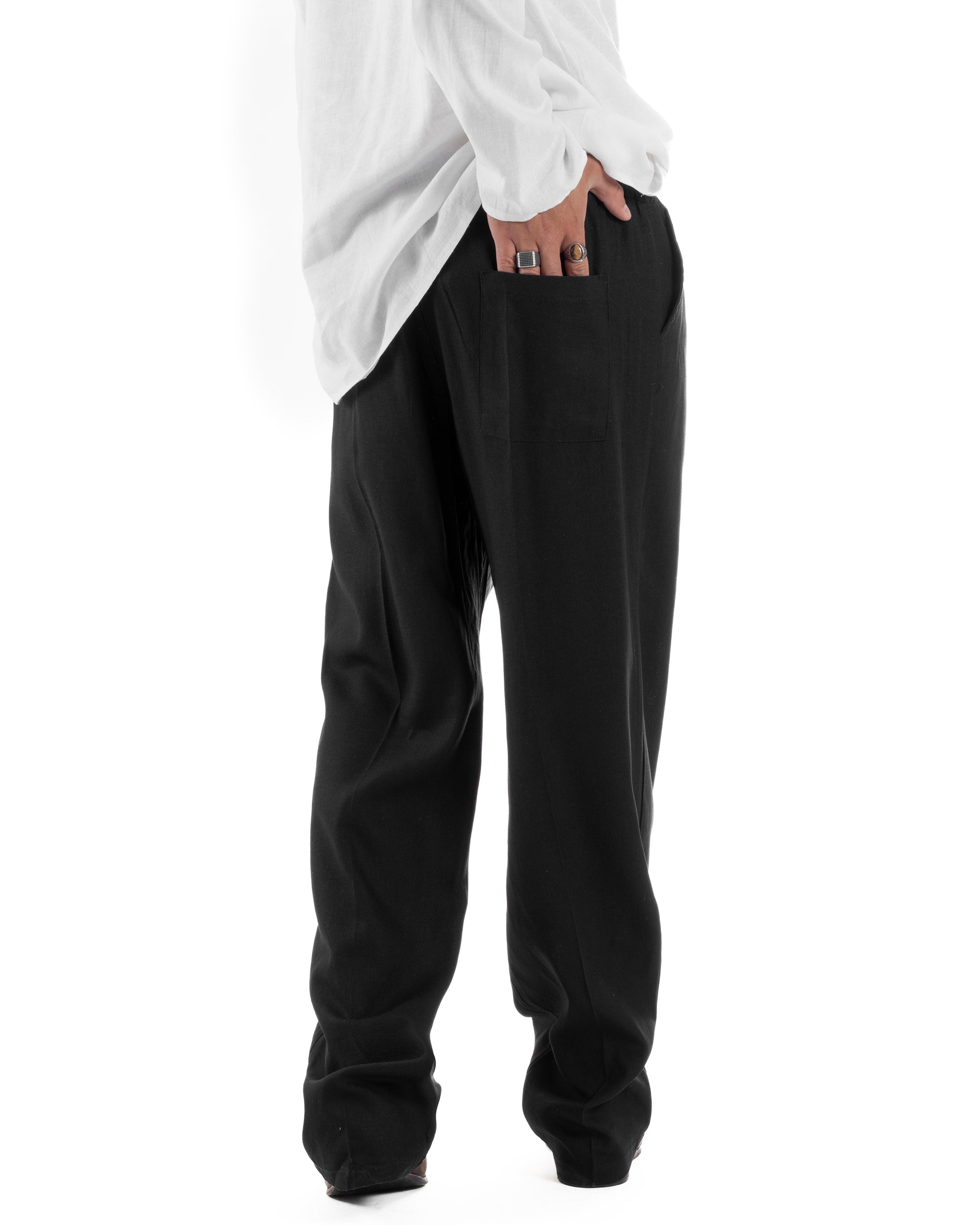 Pantalaccio Lino Baggy Fit P6304A