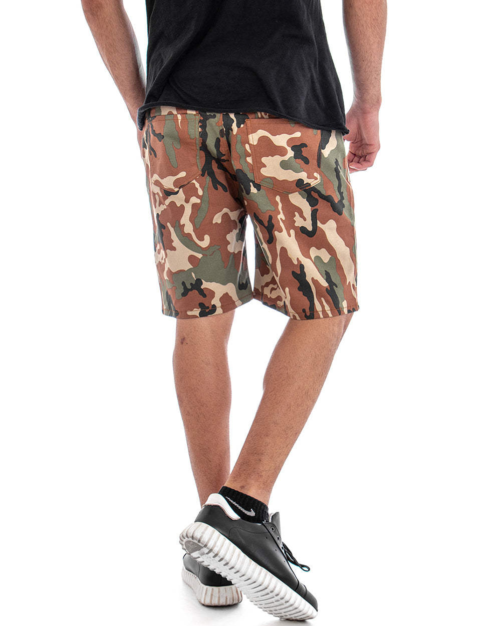 Bermuda Pantaloncino Uomo Militare Pantalaccio GIOSAL-PC1618A