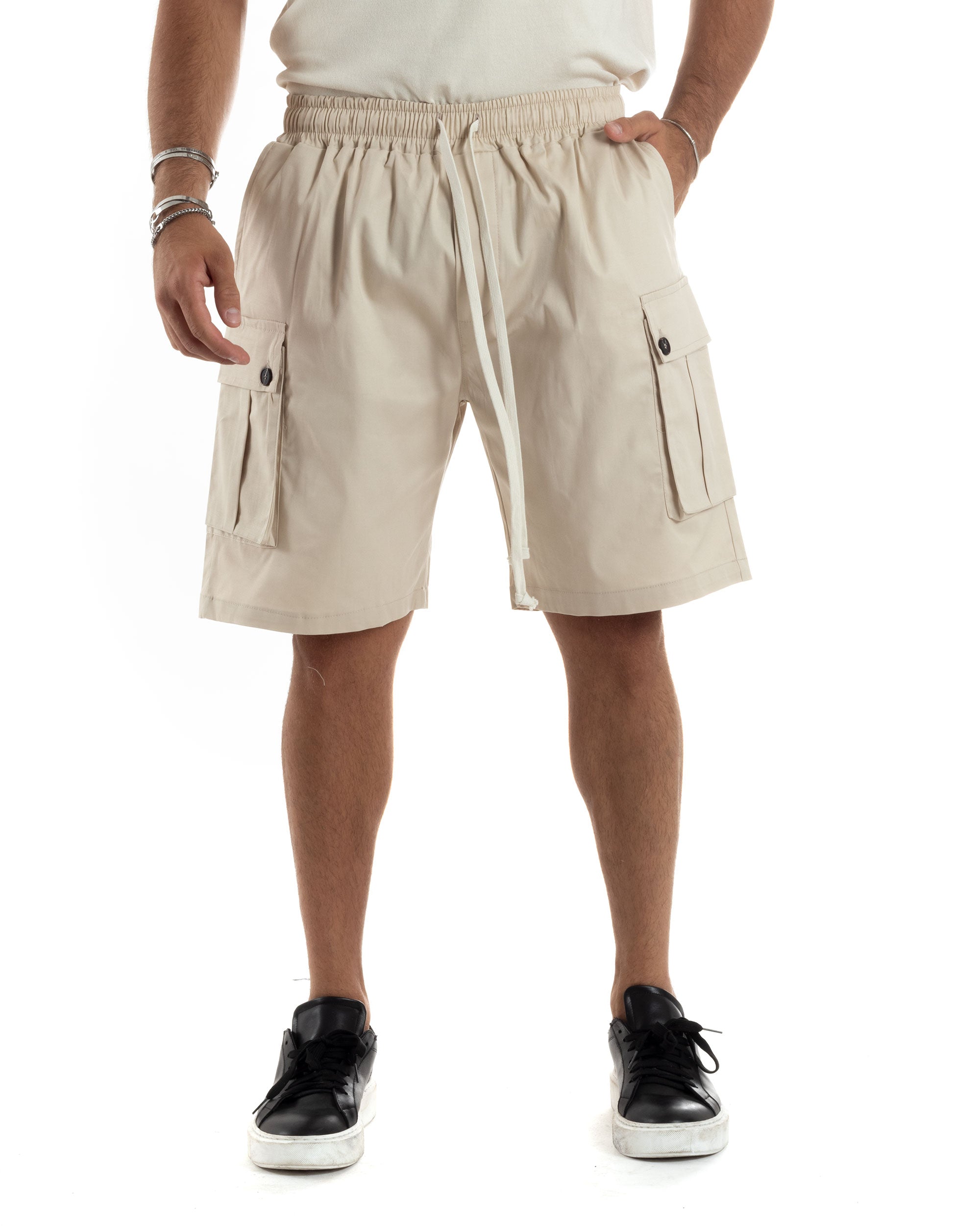 Pantaloncini Cargo Uomo Bermuda Uomo GEO NORWAY Chino Cargo