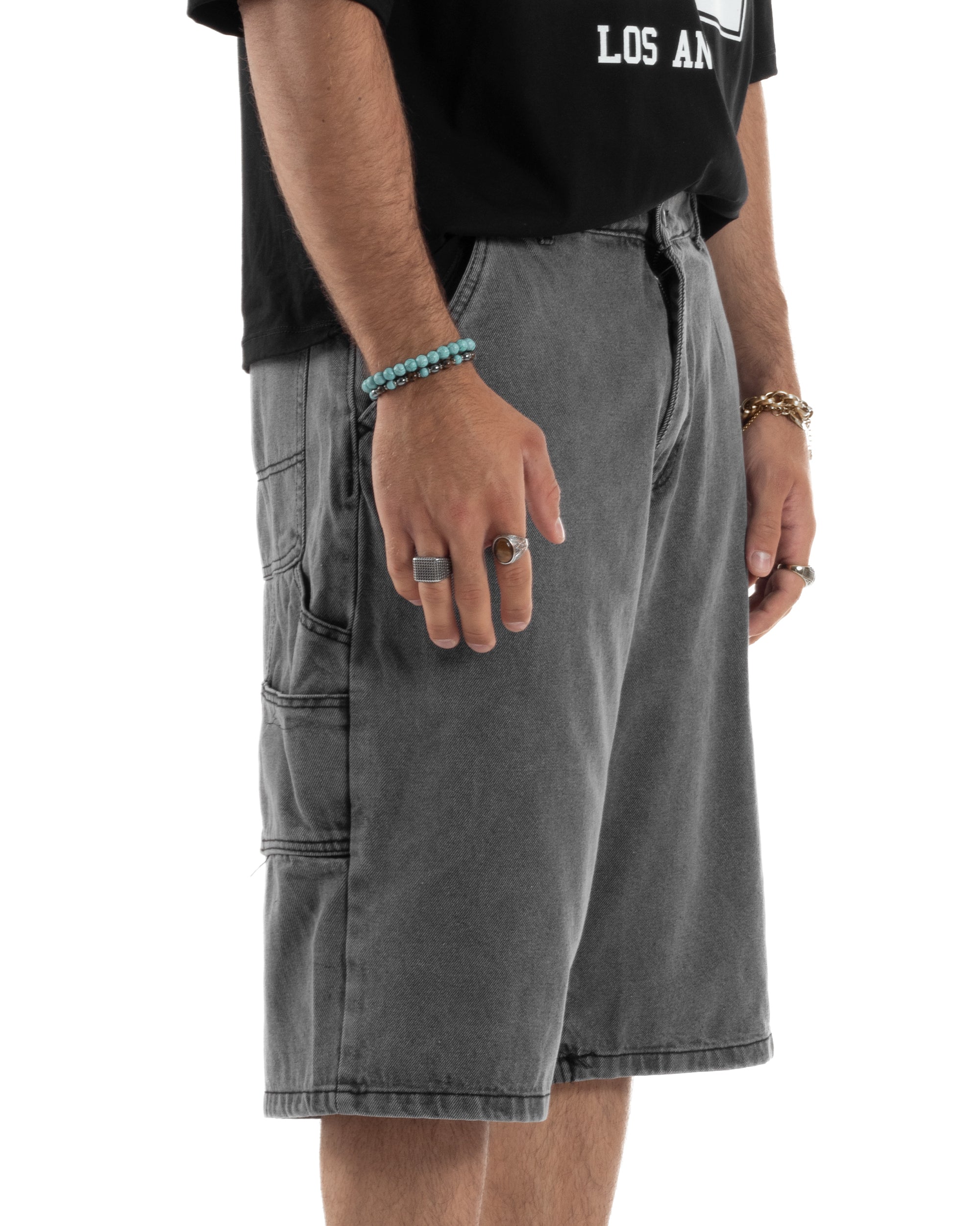 Bermuda Jeans Carpenter Denim Oversize PC1982A