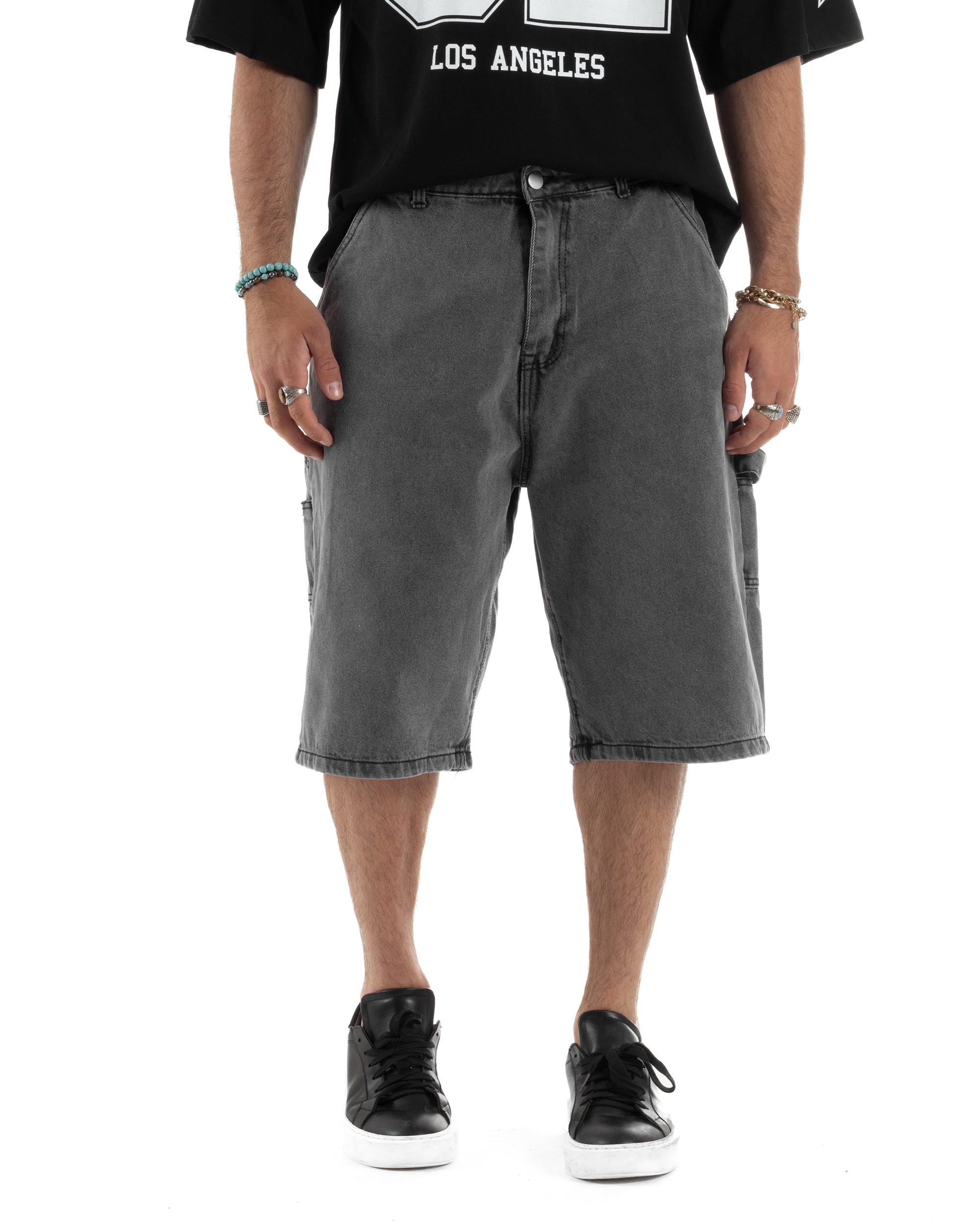 Bermuda Jeans Carpenter Denim Oversize PC1982A