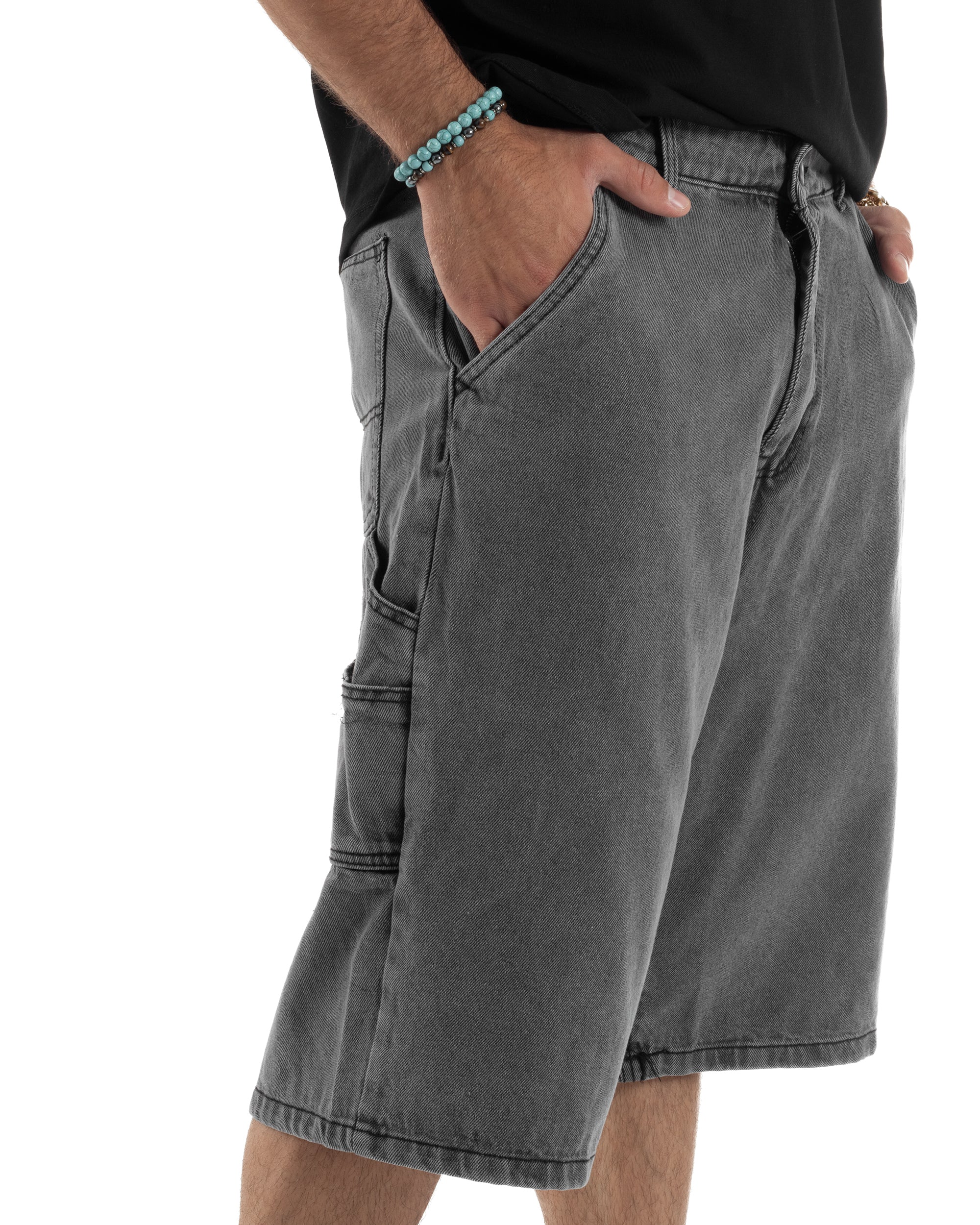 Bermuda Jeans Carpenter Denim Oversize PC1982A