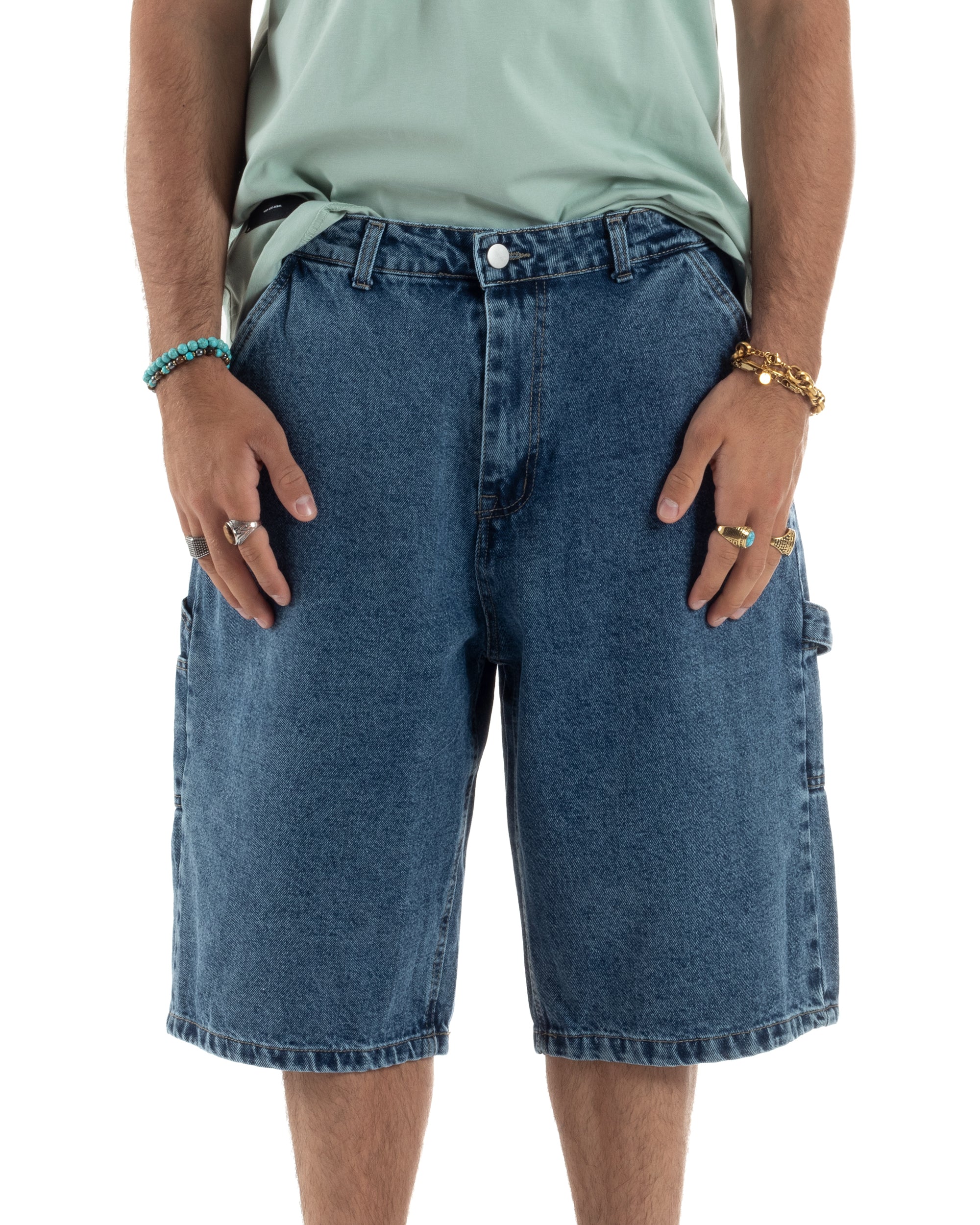 Bermuda Jeans Carpenter Denim Oversize PC1983A