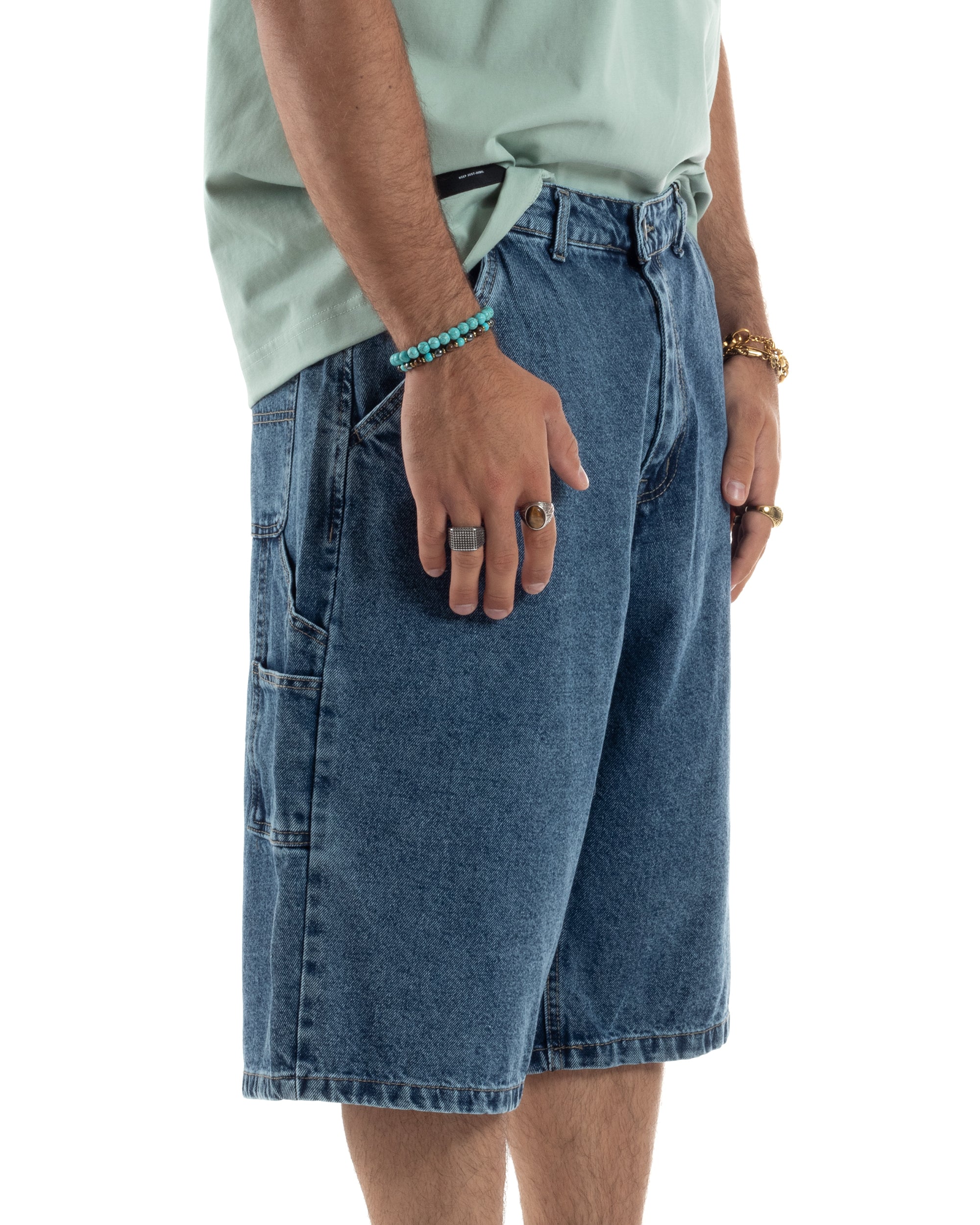 Bermuda Jeans Carpenter Denim Oversize PC1983A