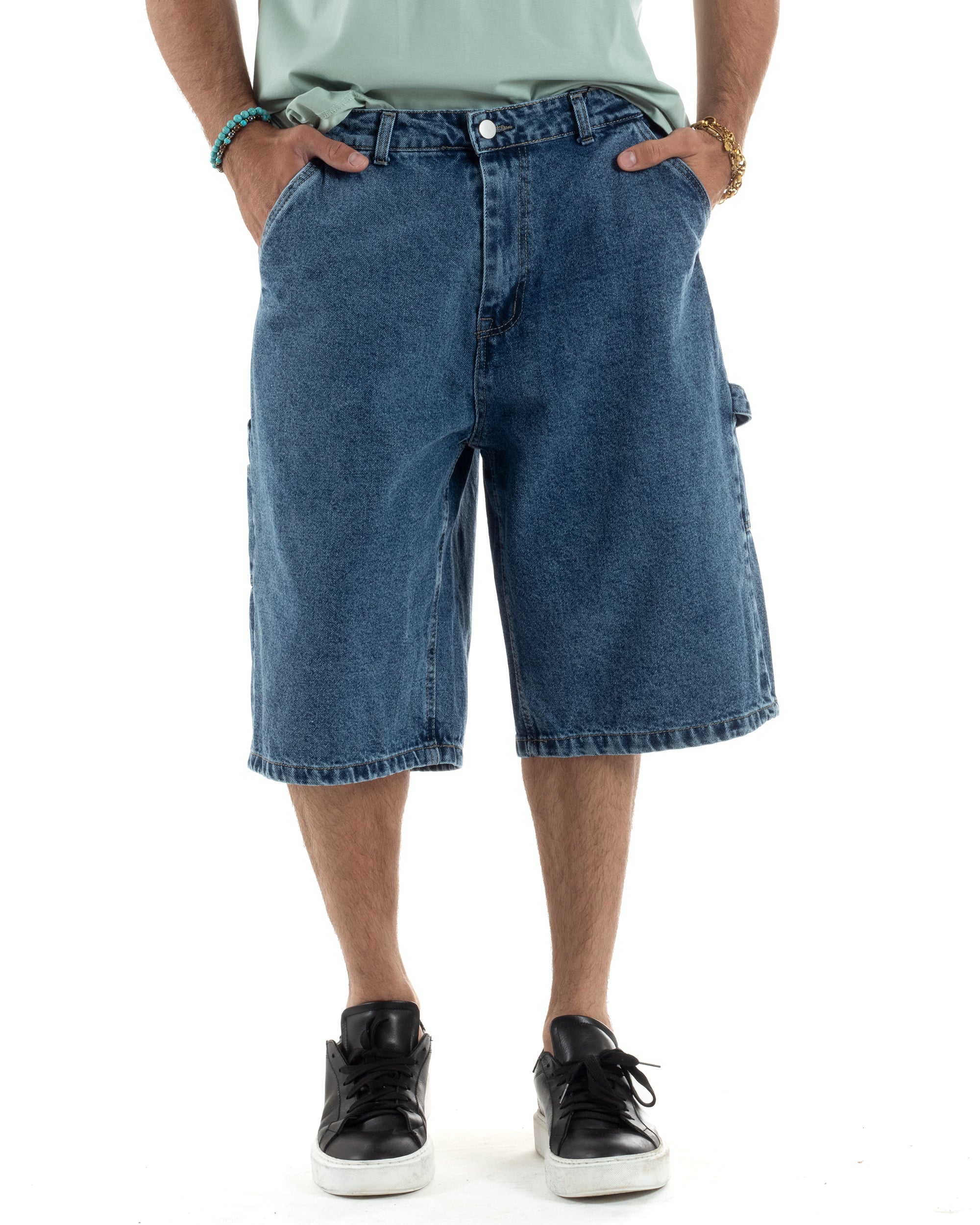 Bermuda Jeans Carpenter Denim Oversize PC1983A