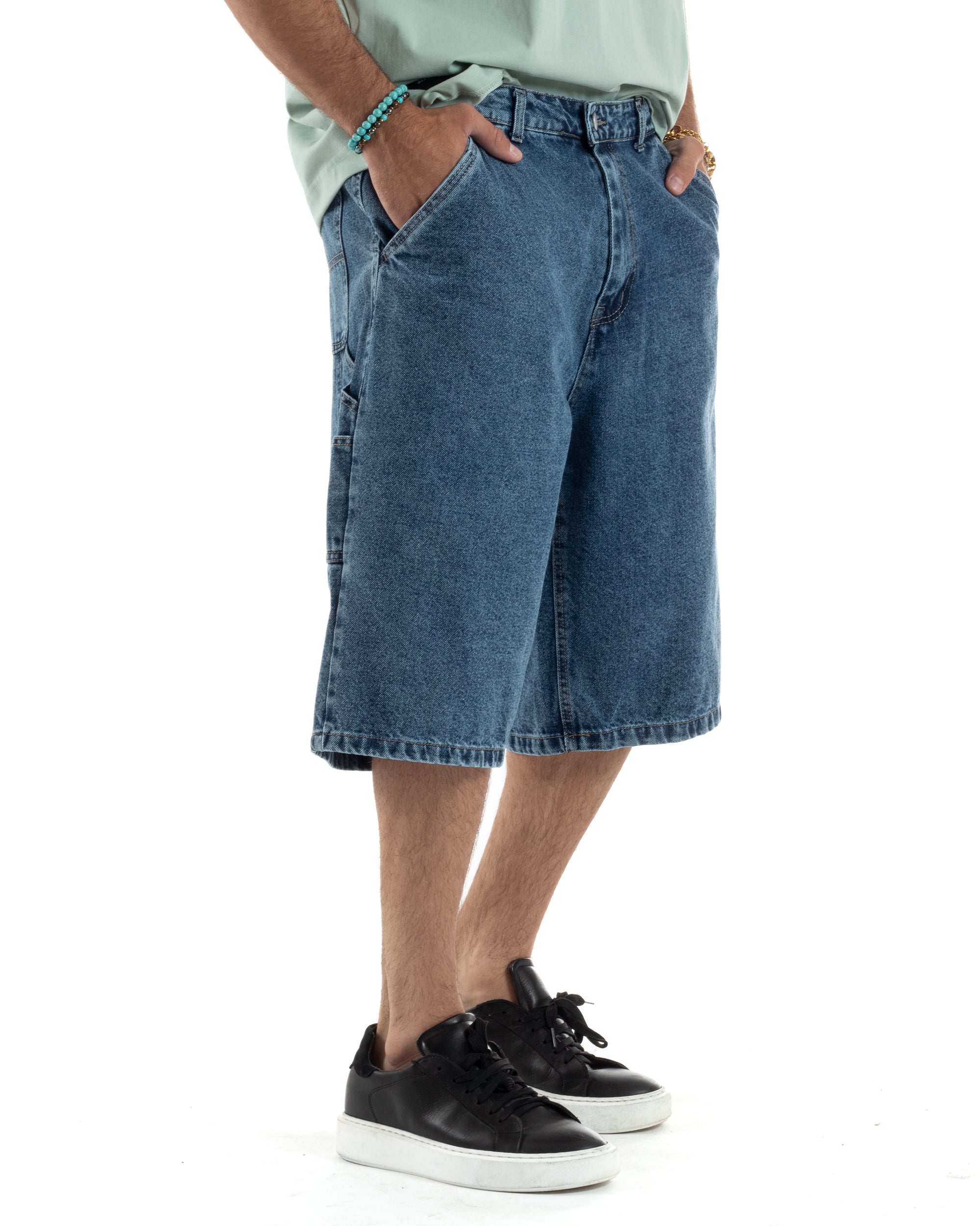 Bermuda Jeans Carpenter Denim Oversize PC1983A