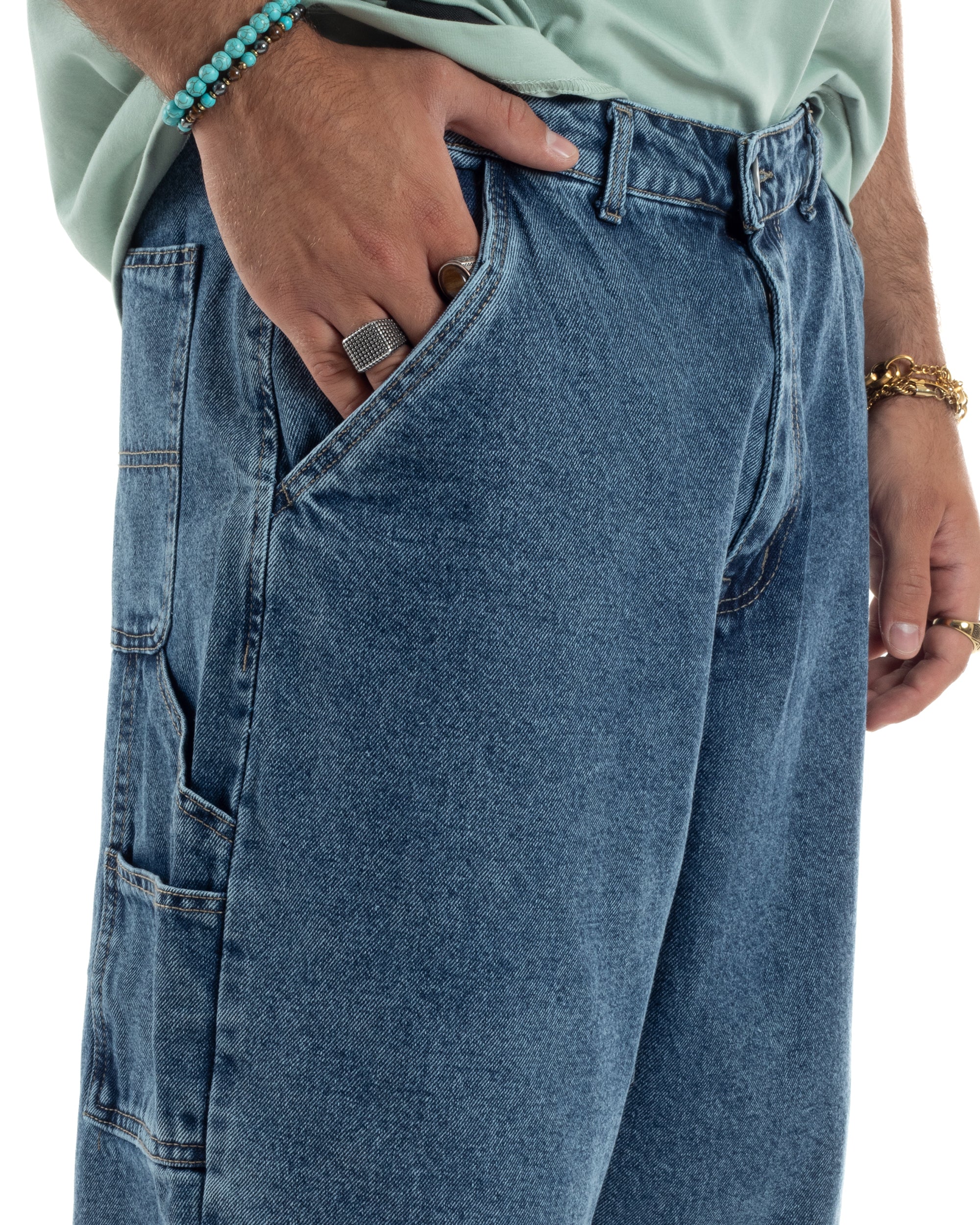 Bermuda Jeans Carpenter Denim Oversize PC1983A