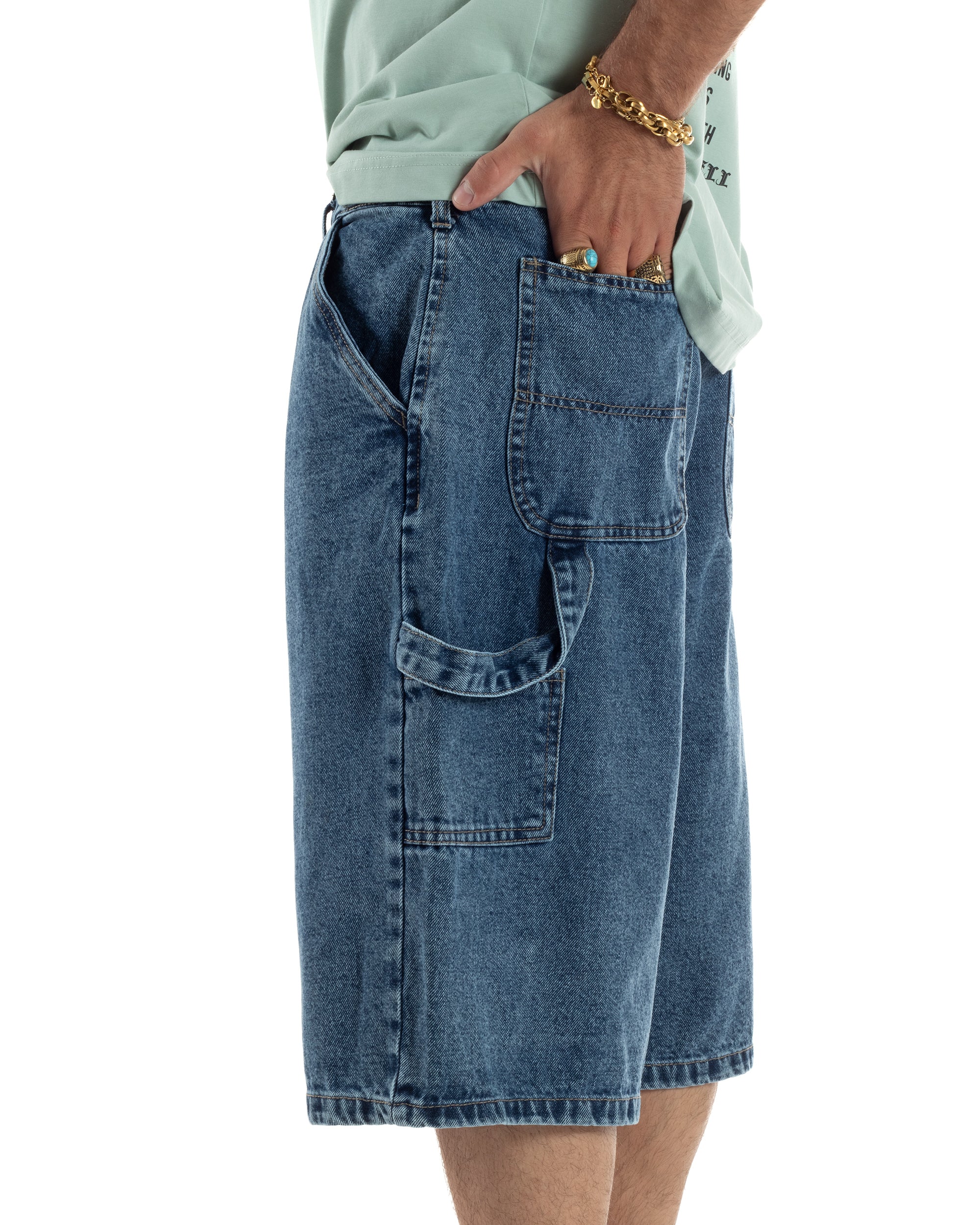 Bermuda Jeans Carpenter Denim Oversize PC1983A