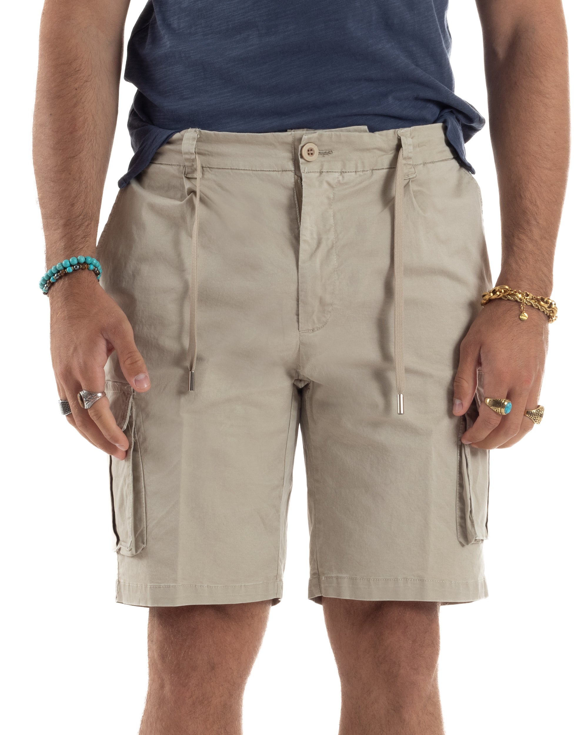Bermuda Cargo Cotone Regular Fit PC1985A