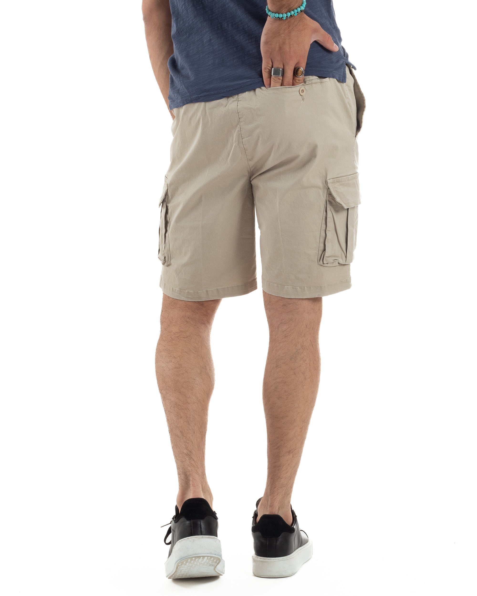 Bermuda Cargo Cotone Regular Fit PC1985A