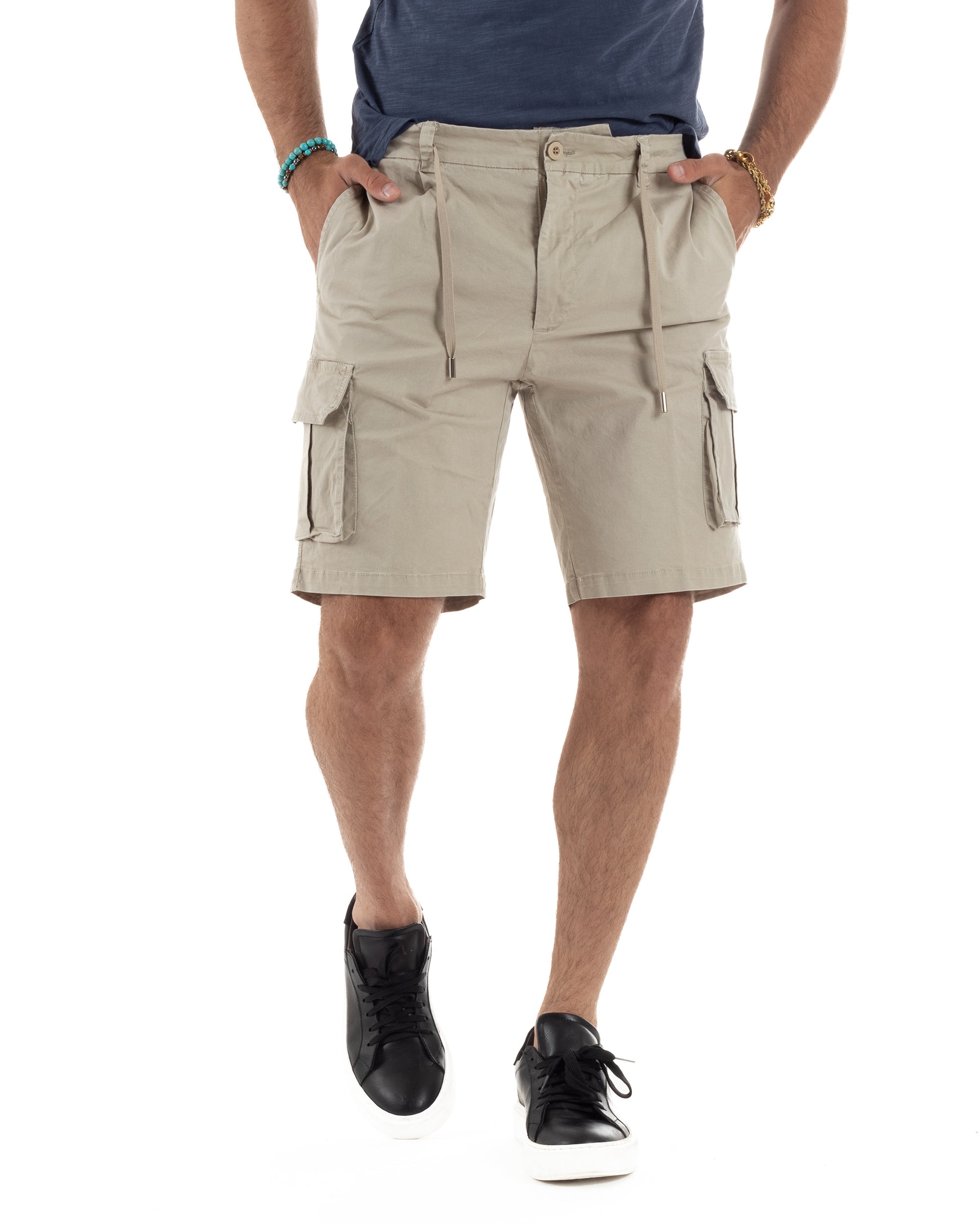 Bermuda Cargo Cotone Regular Fit PC1985A