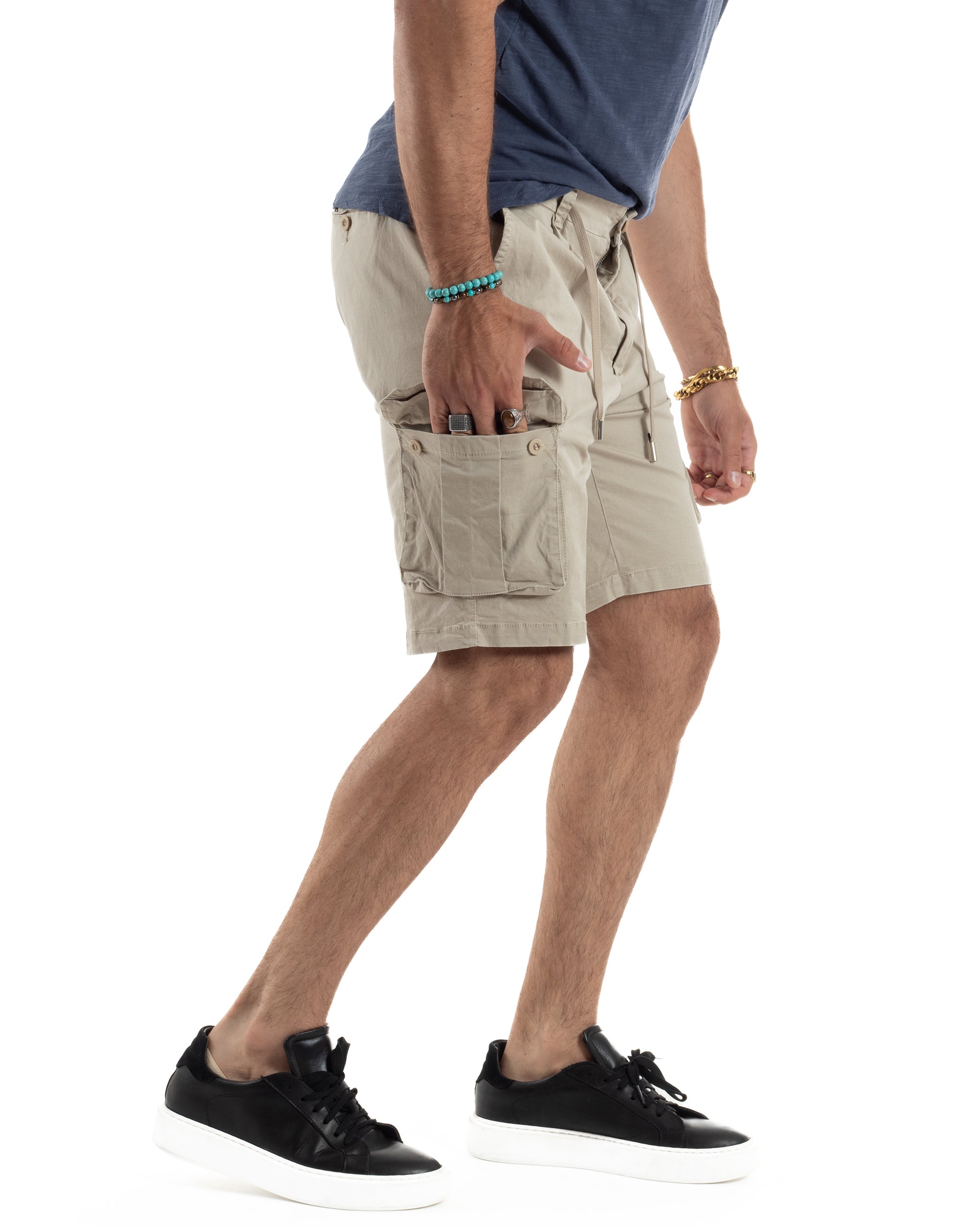 Bermuda Cargo Cotone Regular Fit PC1985A