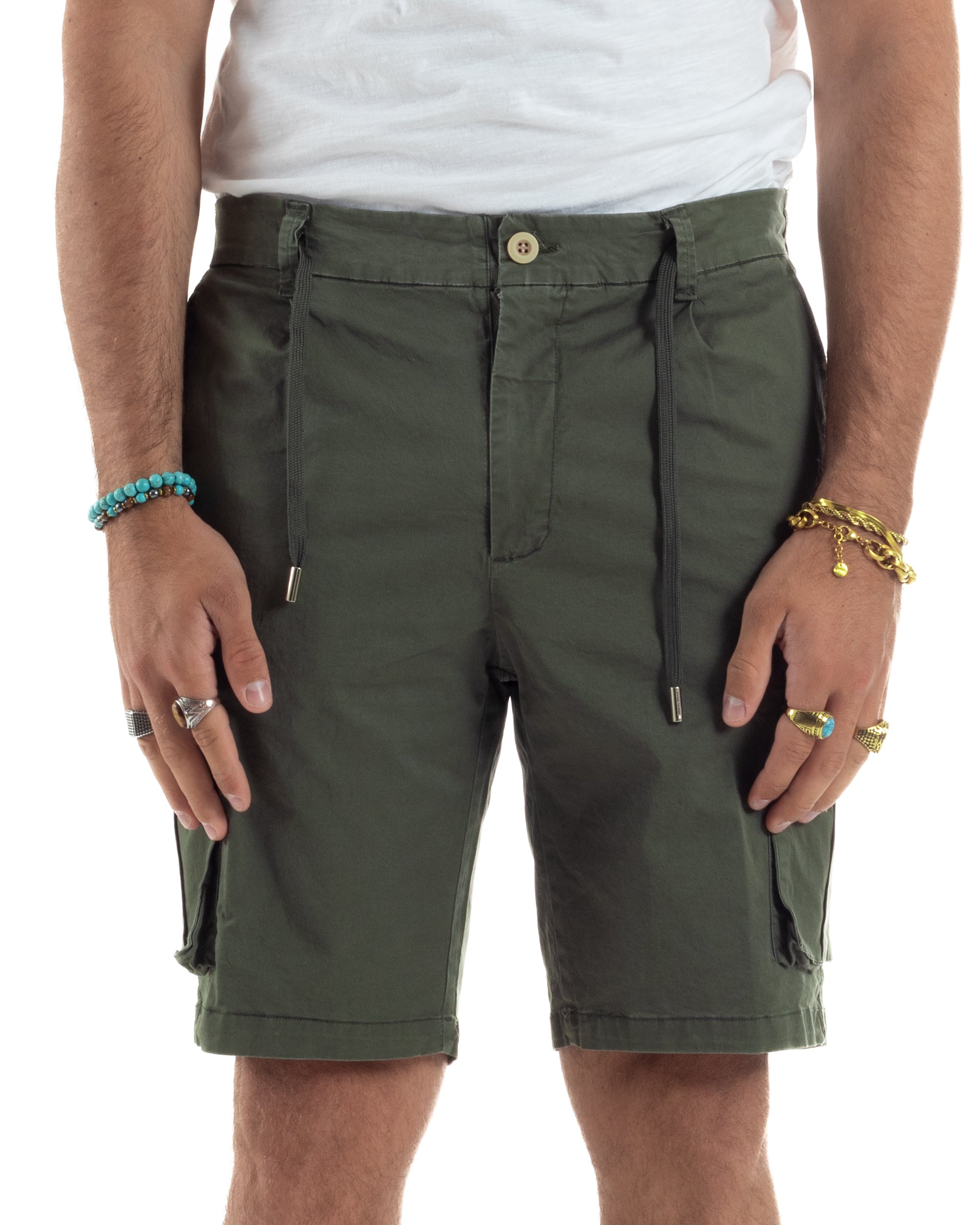 Bermuda Cargo Cotone Regular Fit PC1986A