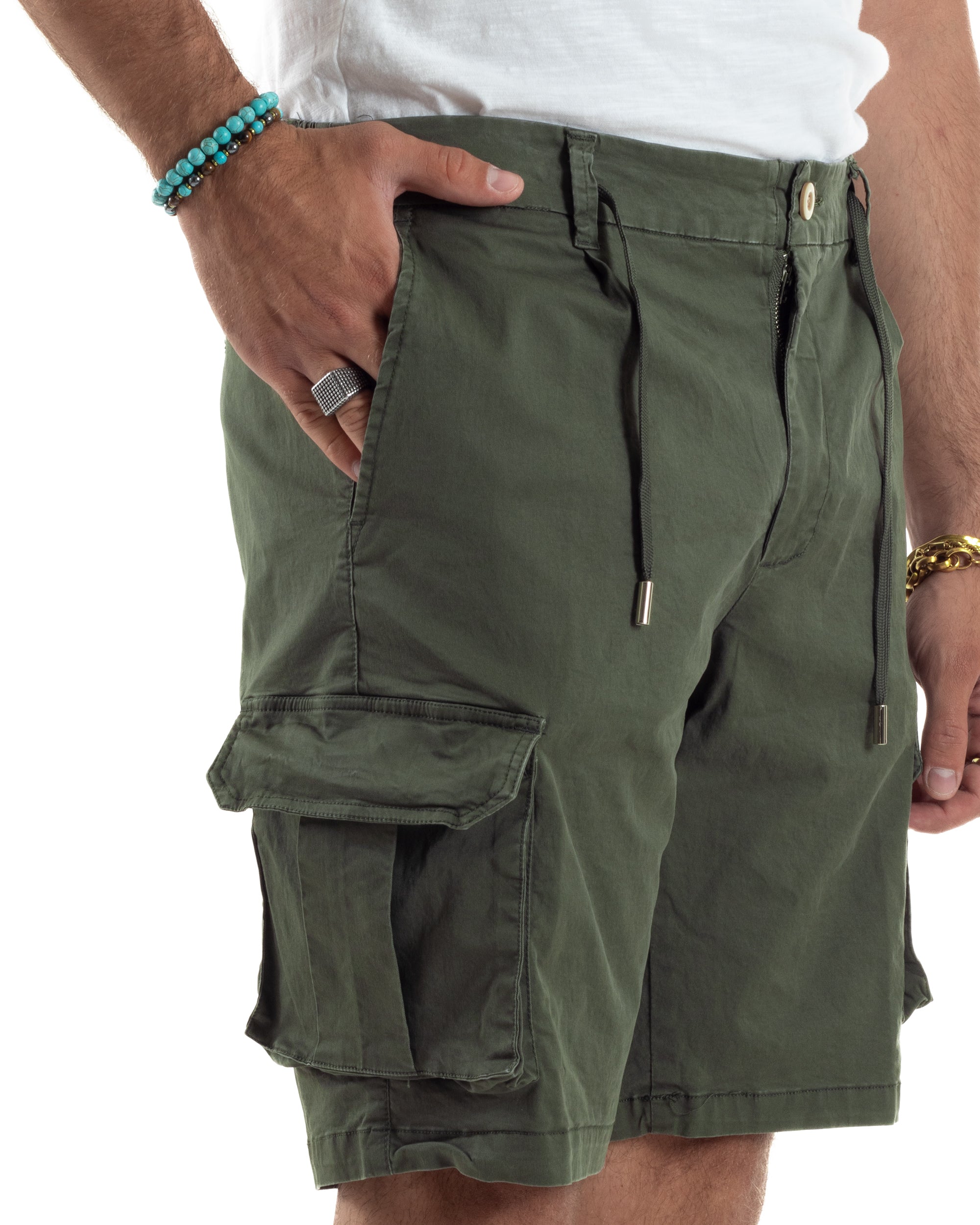 Bermuda Cargo Cotone Regular Fit PC1986A