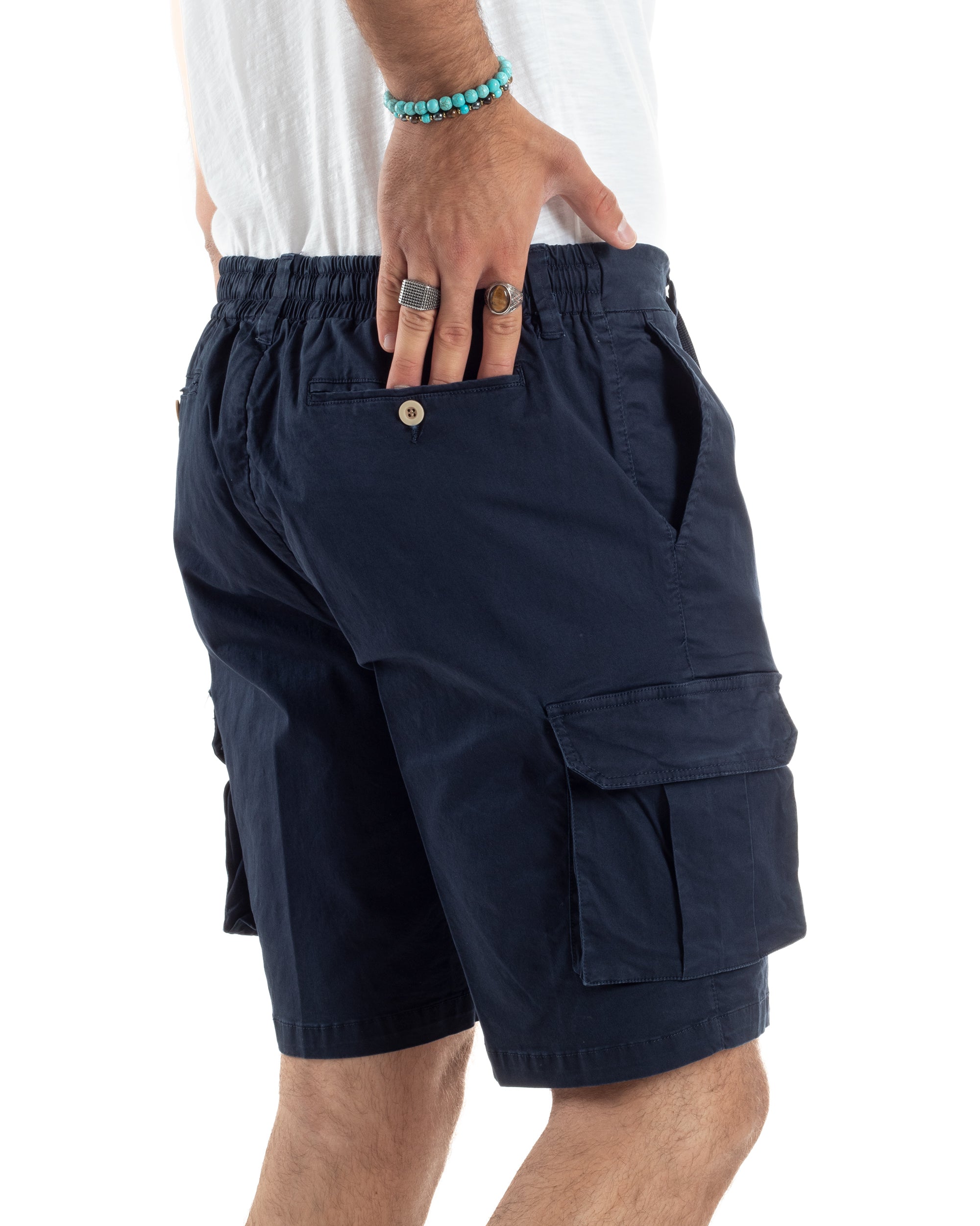 Bermuda Cargo Cotone Regular Fit PC1987A