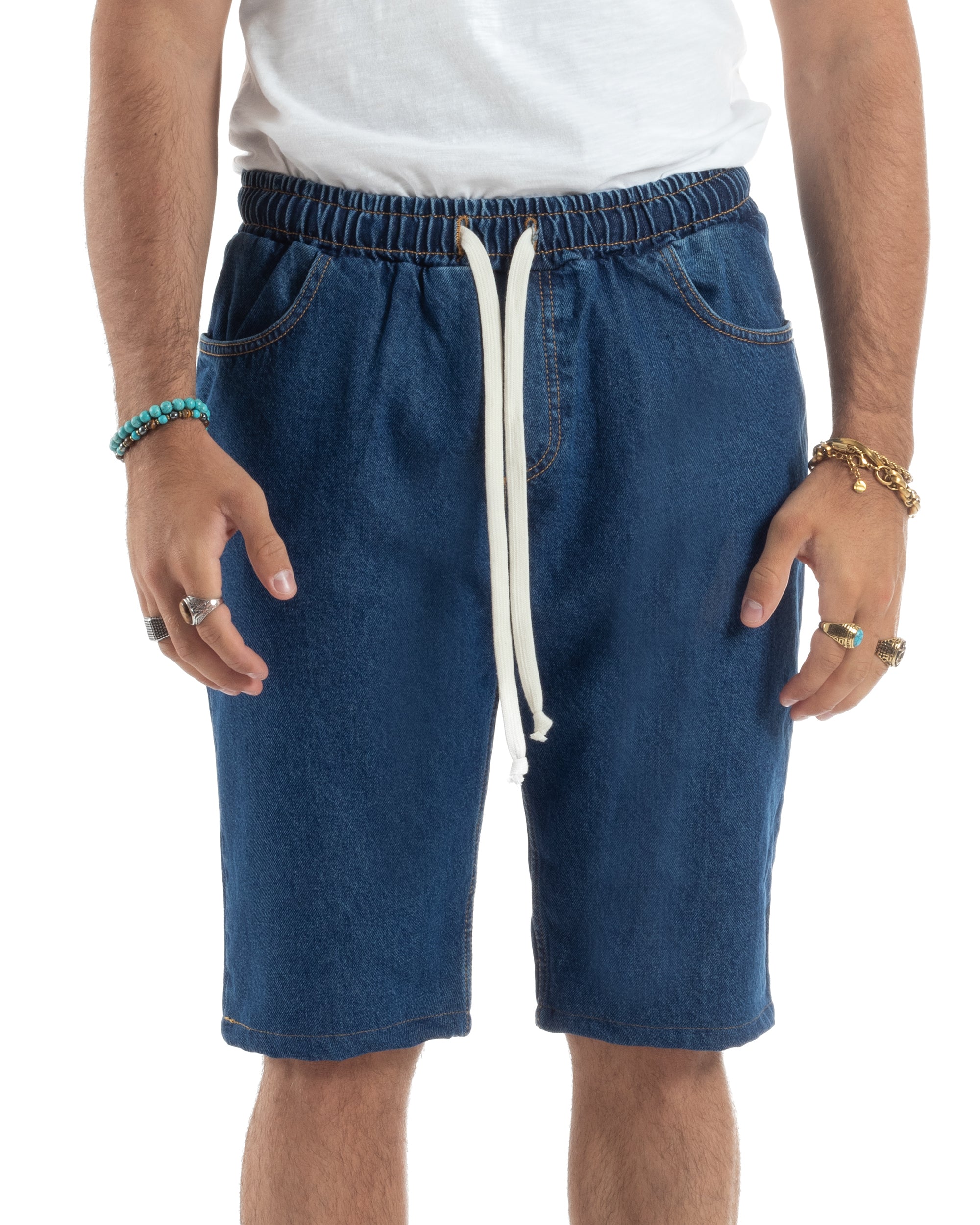 Bermuda Jeans Basic Regular Fit PC1990A