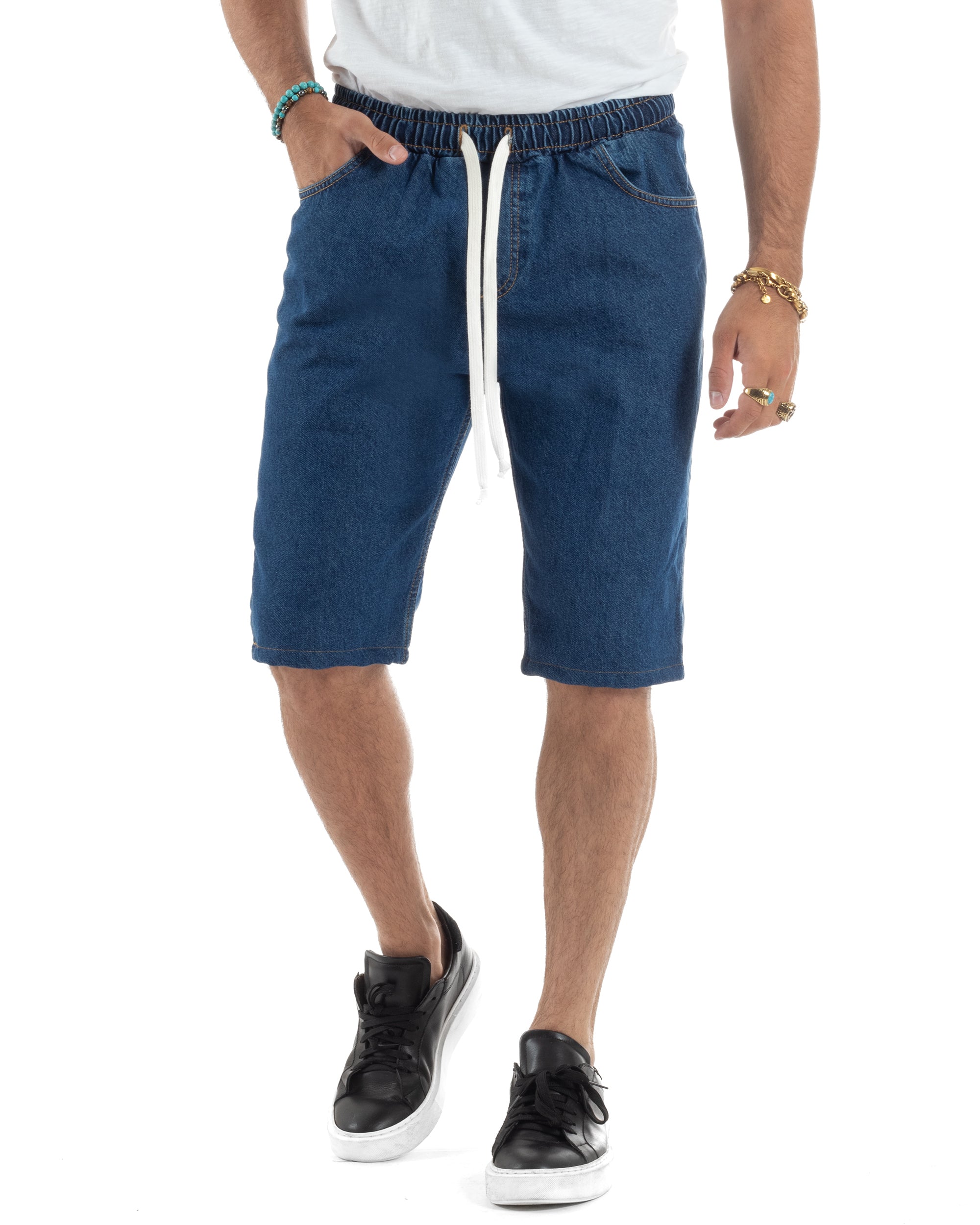 Bermuda Jeans Basic Regular Fit PC1990A