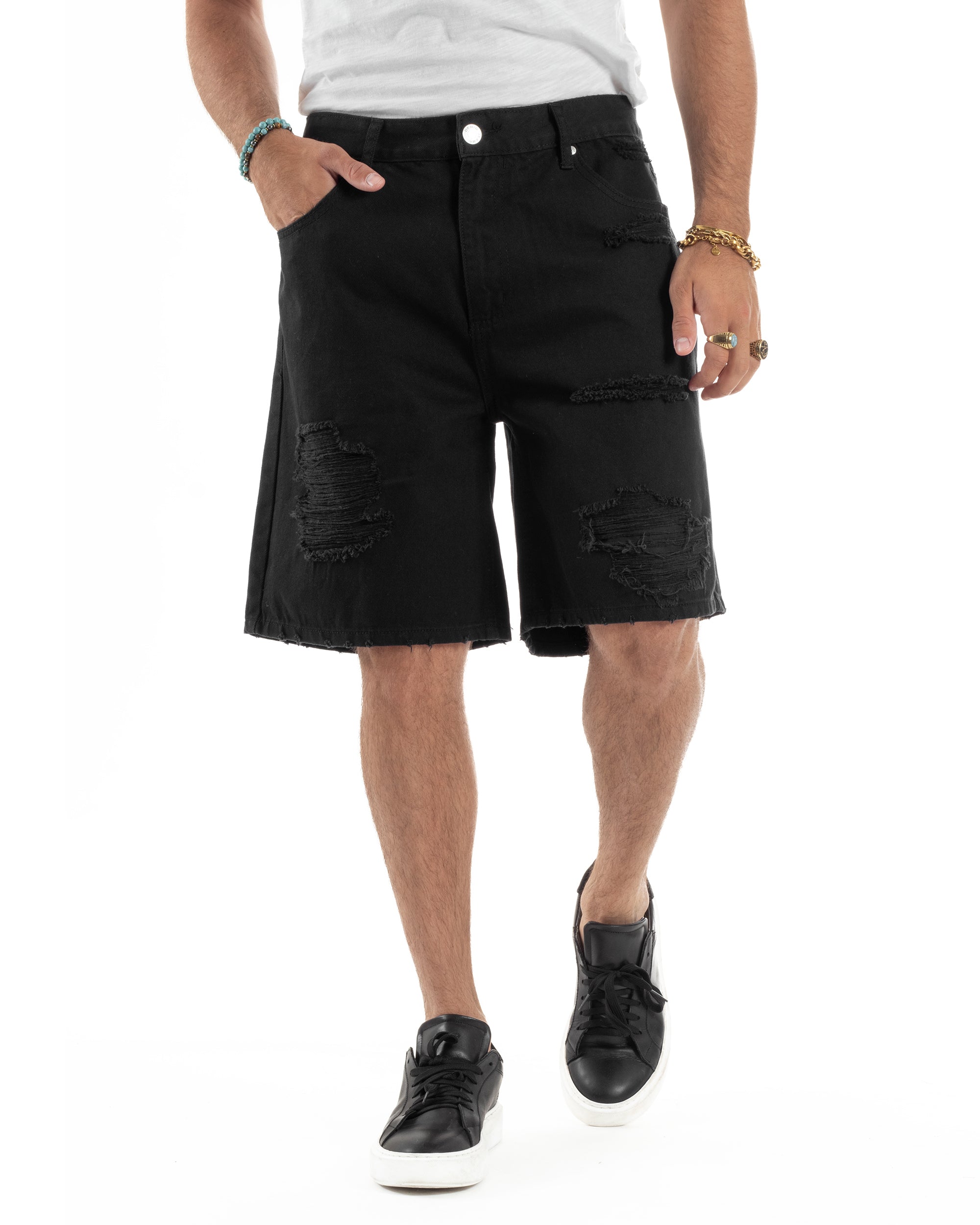 Bermuda Cotone Rotture Comodo PC1991A