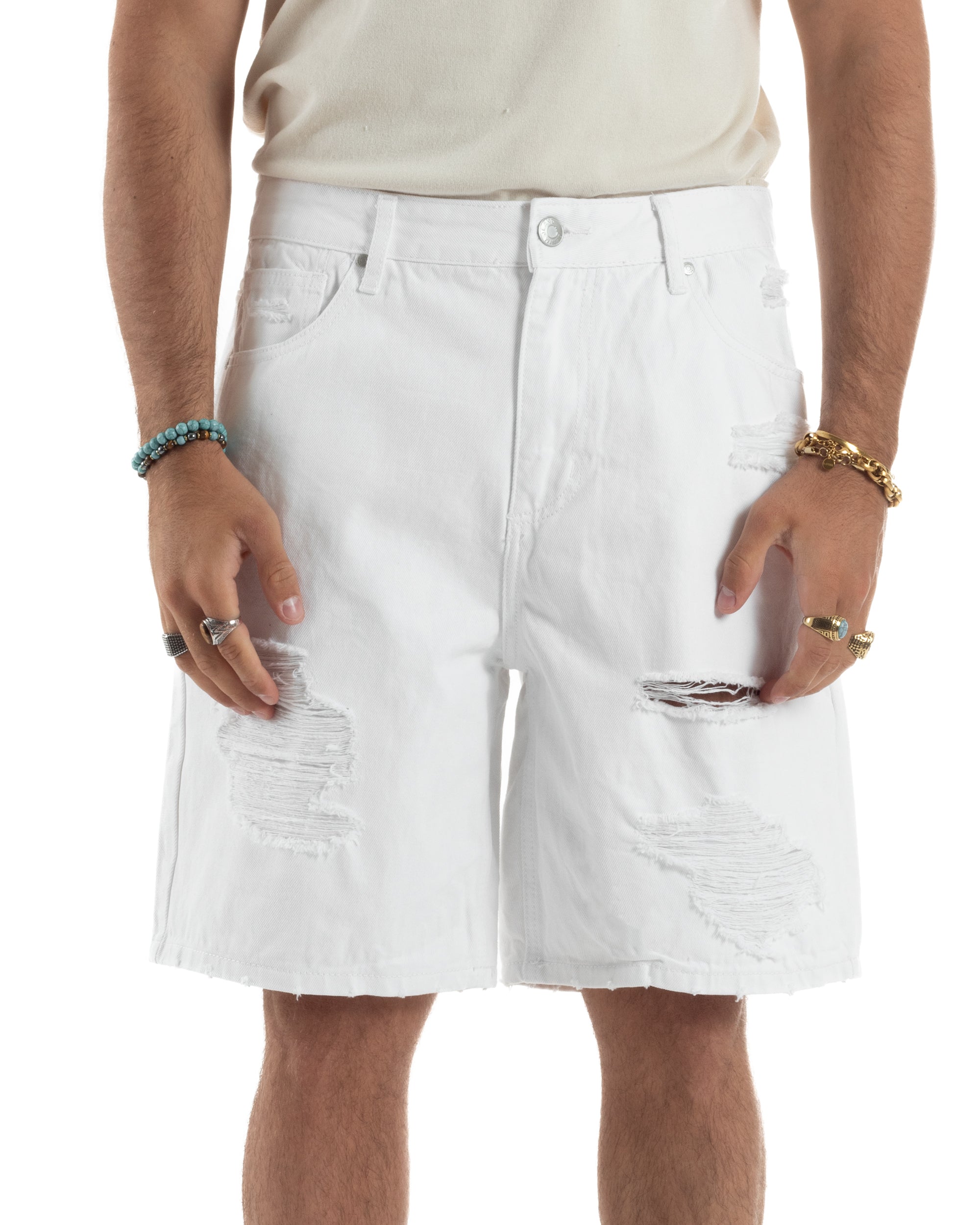 Bermuda Cotone Rotture Comodo PC1992A