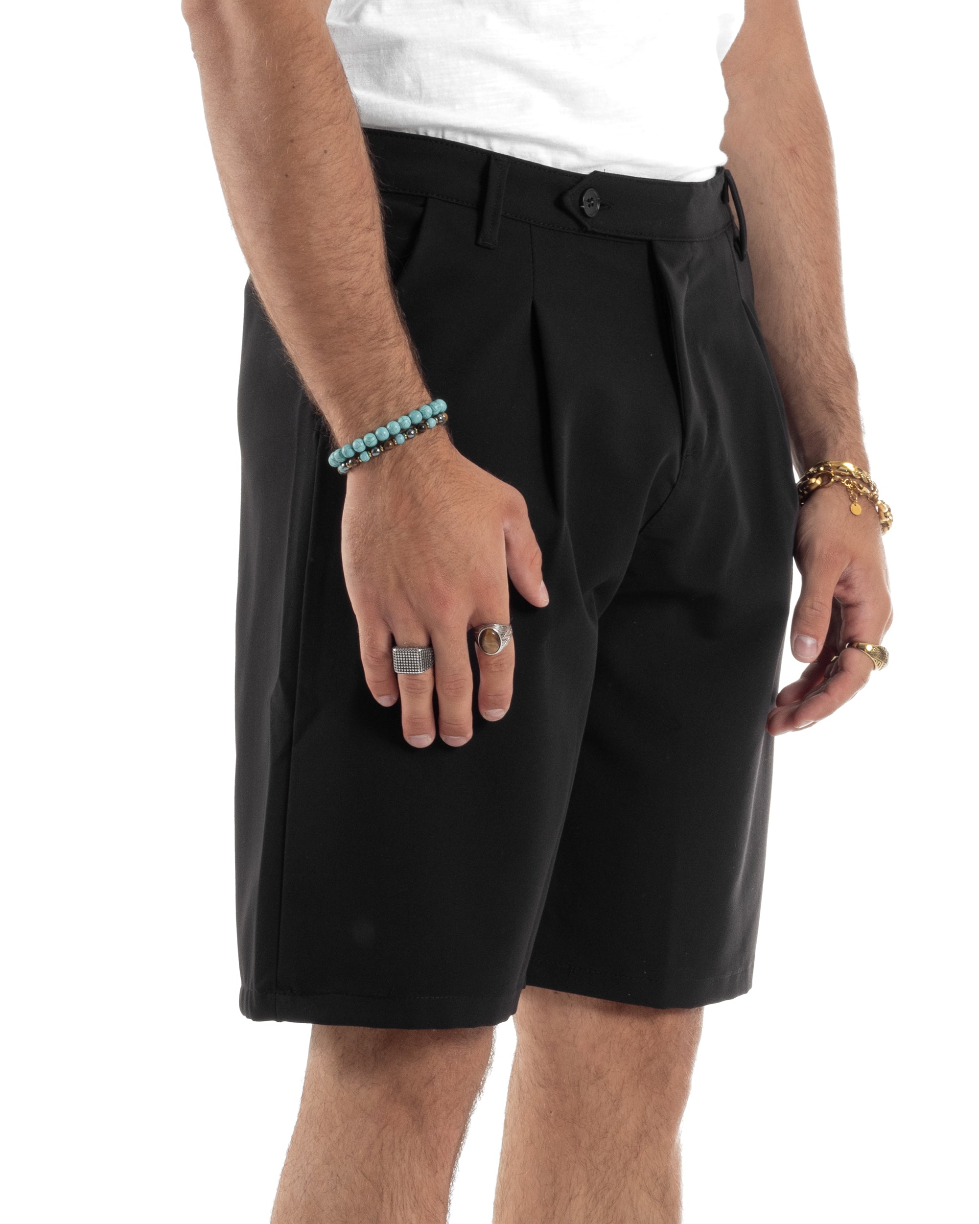 Bermuda Viscosa Abbottonatura Allungata PC1994A