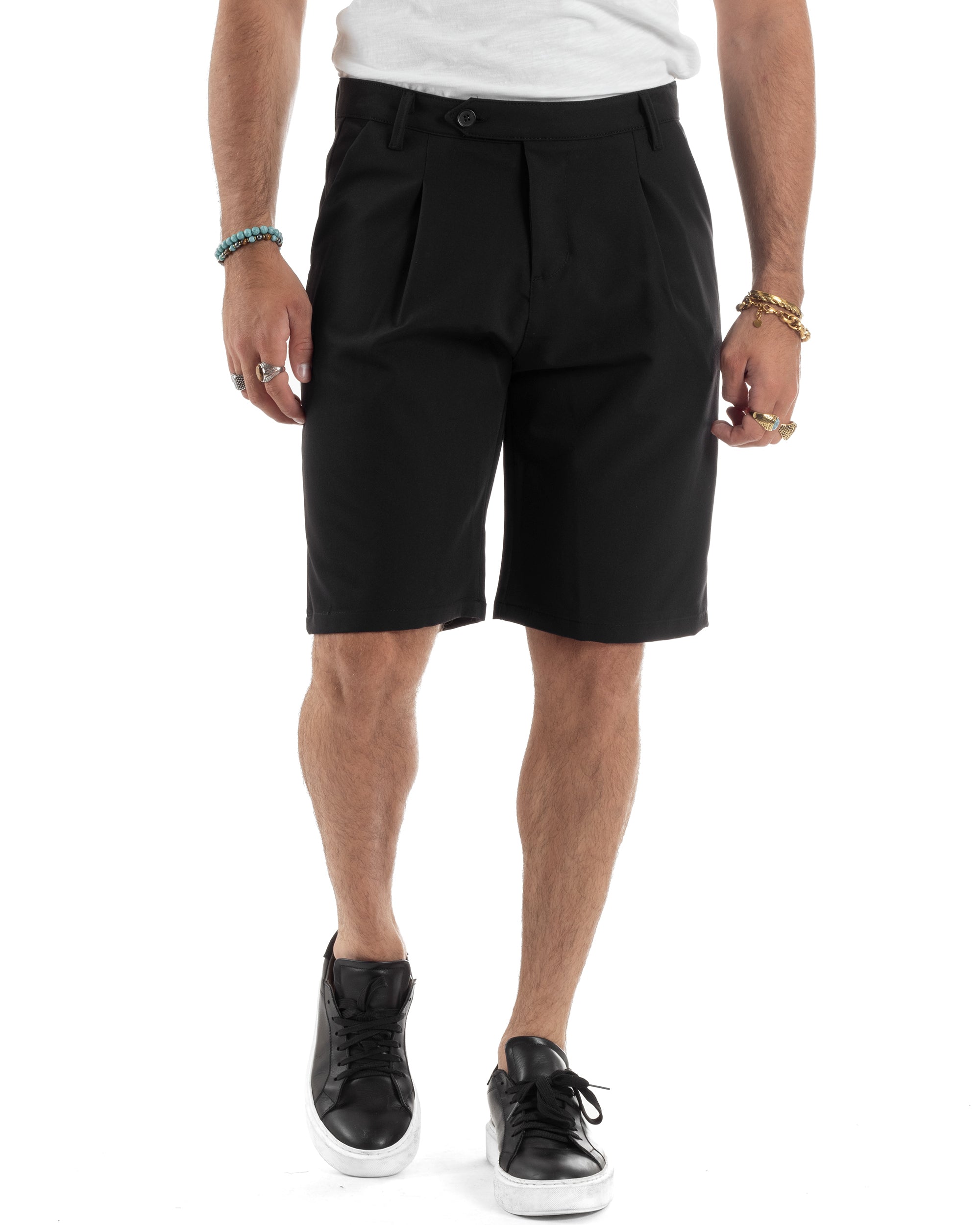 Bermuda Viscosa Abbottonatura Allungata PC1994A