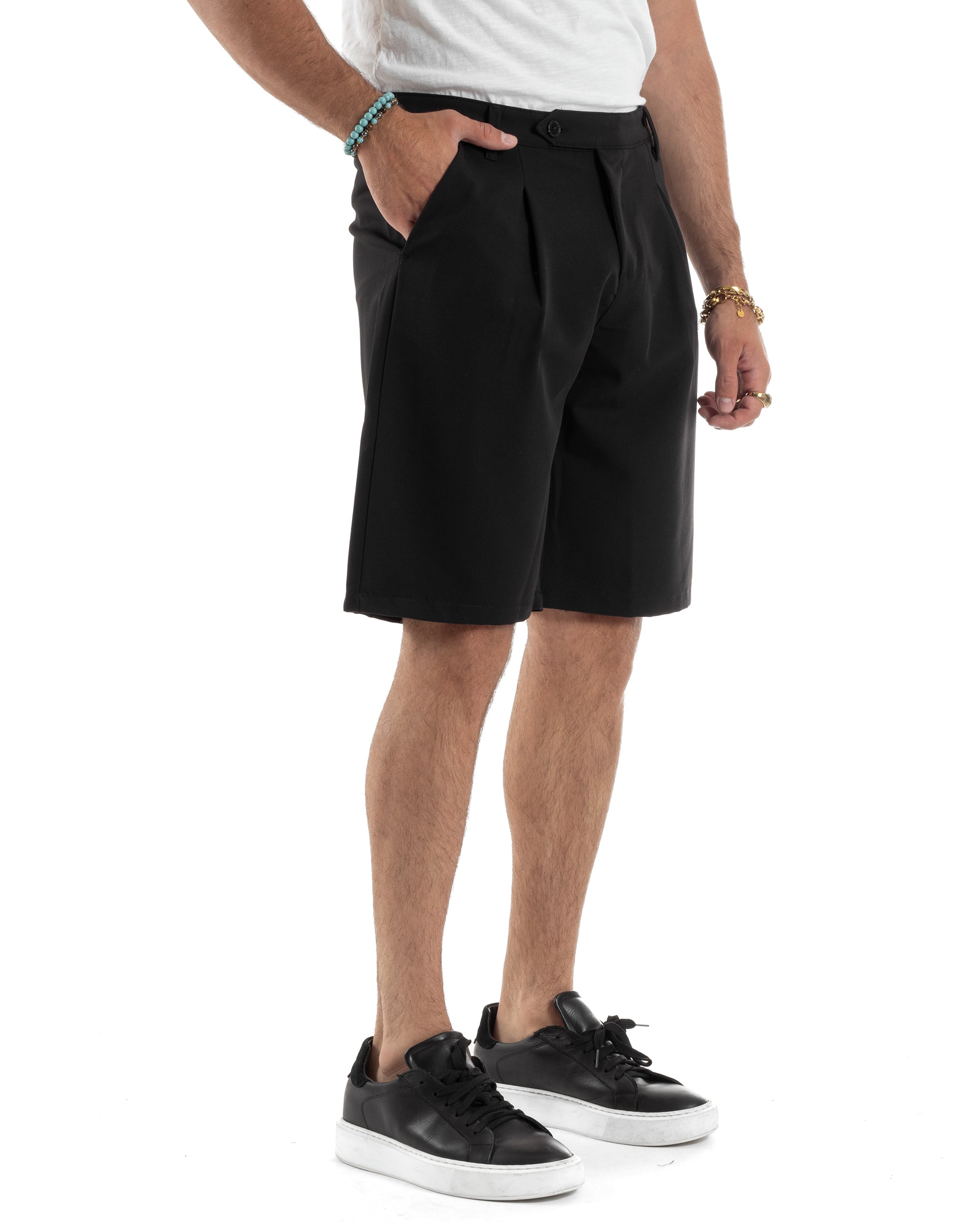 Bermuda Viscosa Abbottonatura Allungata PC1994A