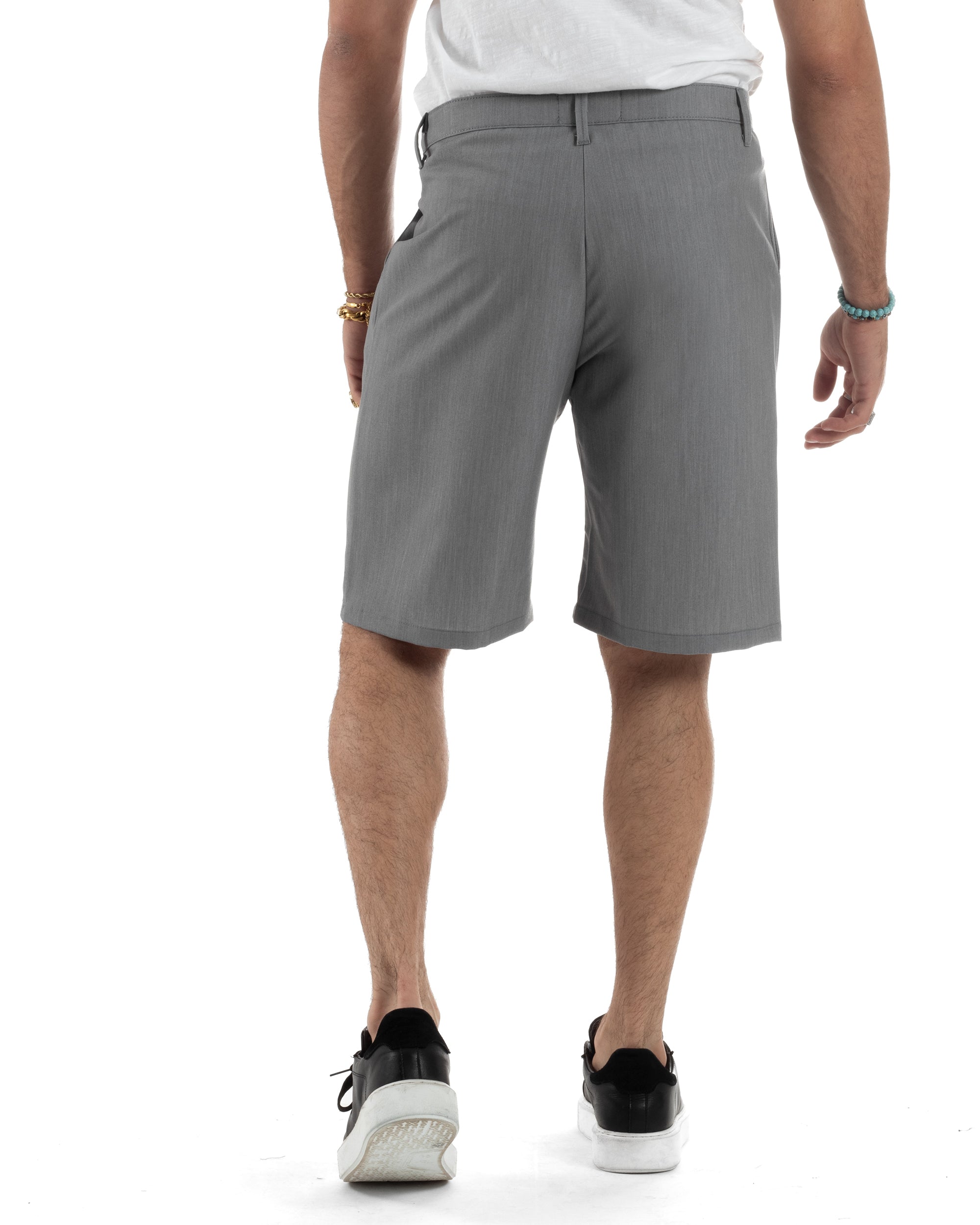 Bermuda Viscosa Abbottonatura Allungata PC1995A