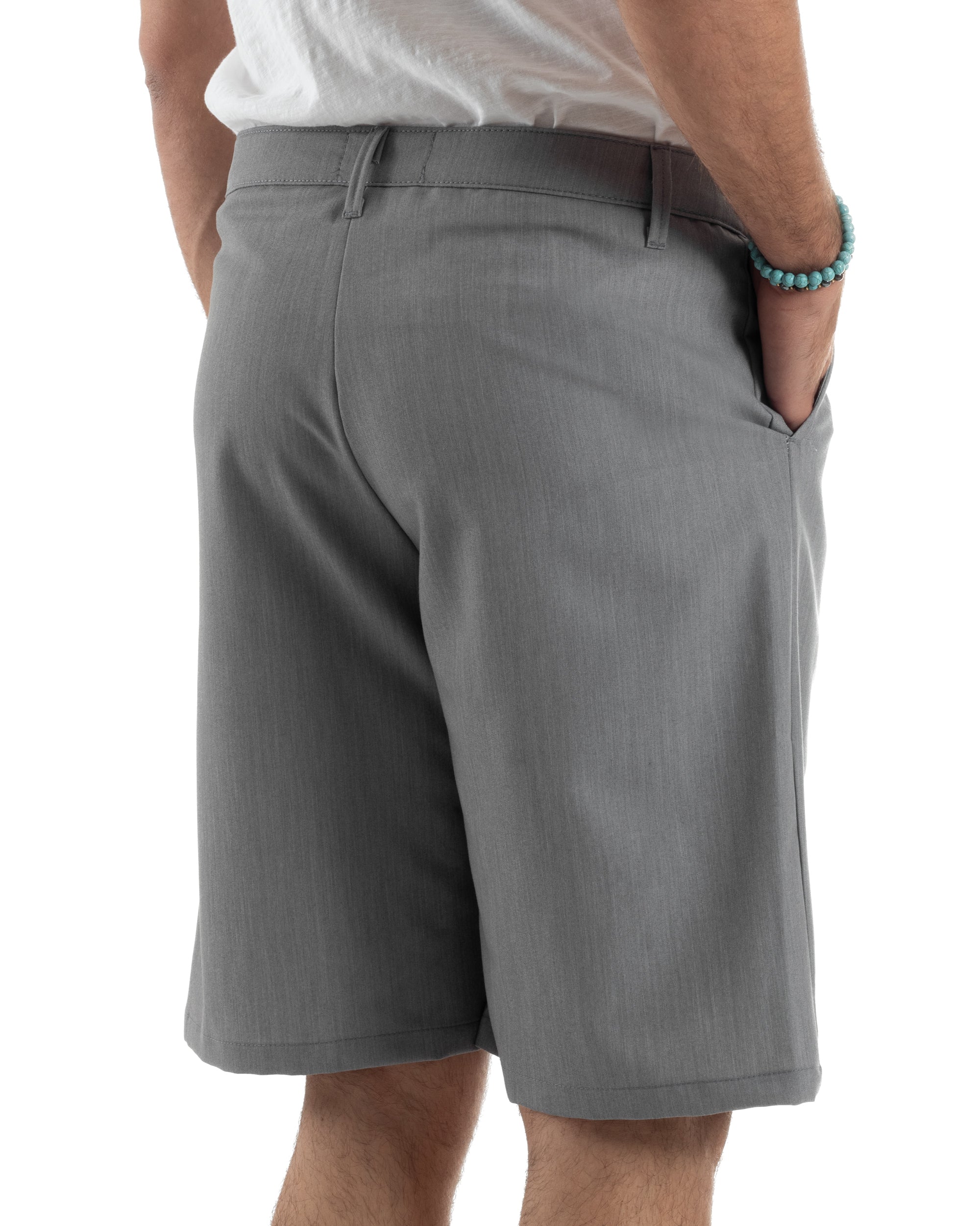 Bermuda Viscosa Abbottonatura Allungata PC1995A