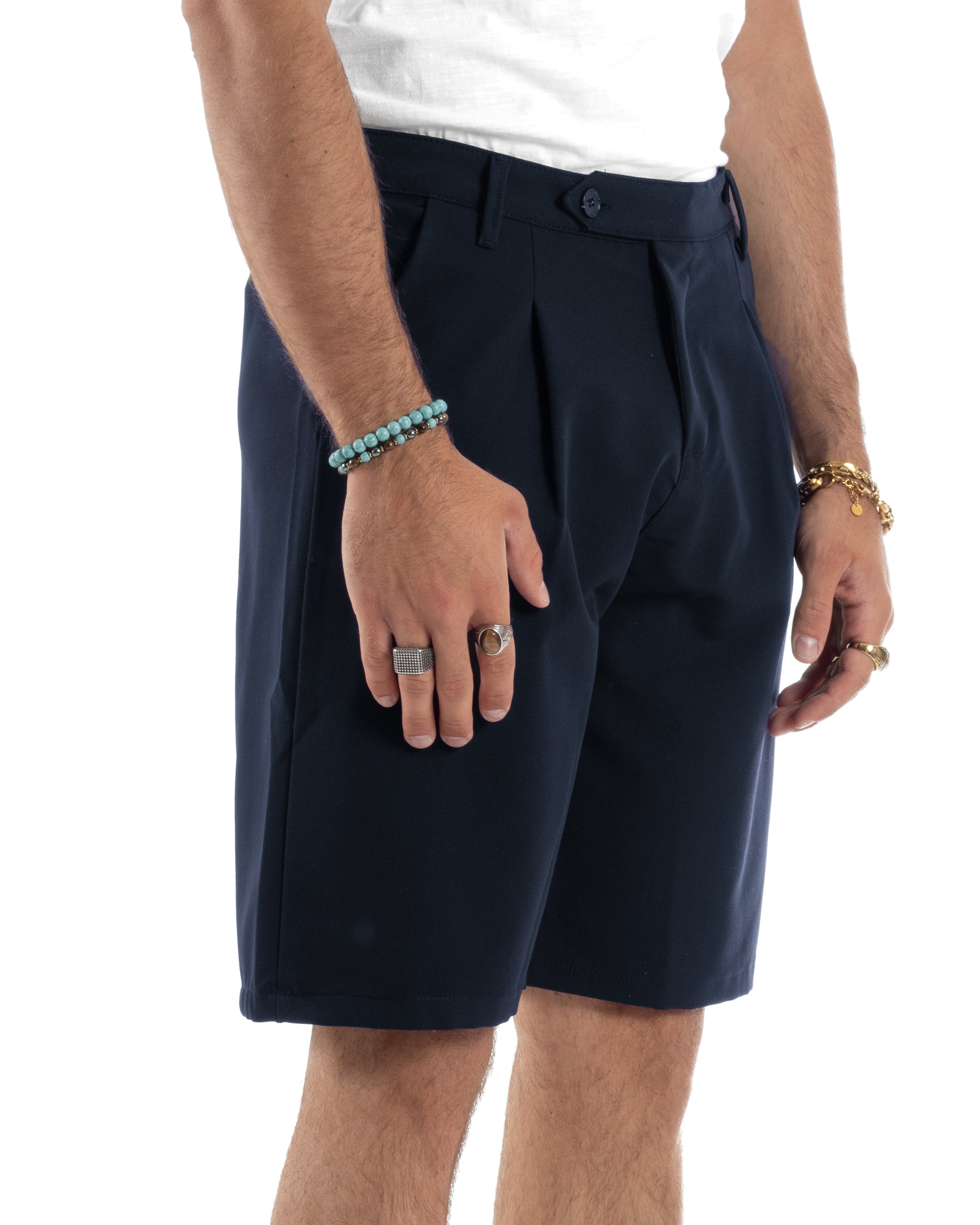 Bermuda Viscosa Abbottonatura Allungata PC1996A