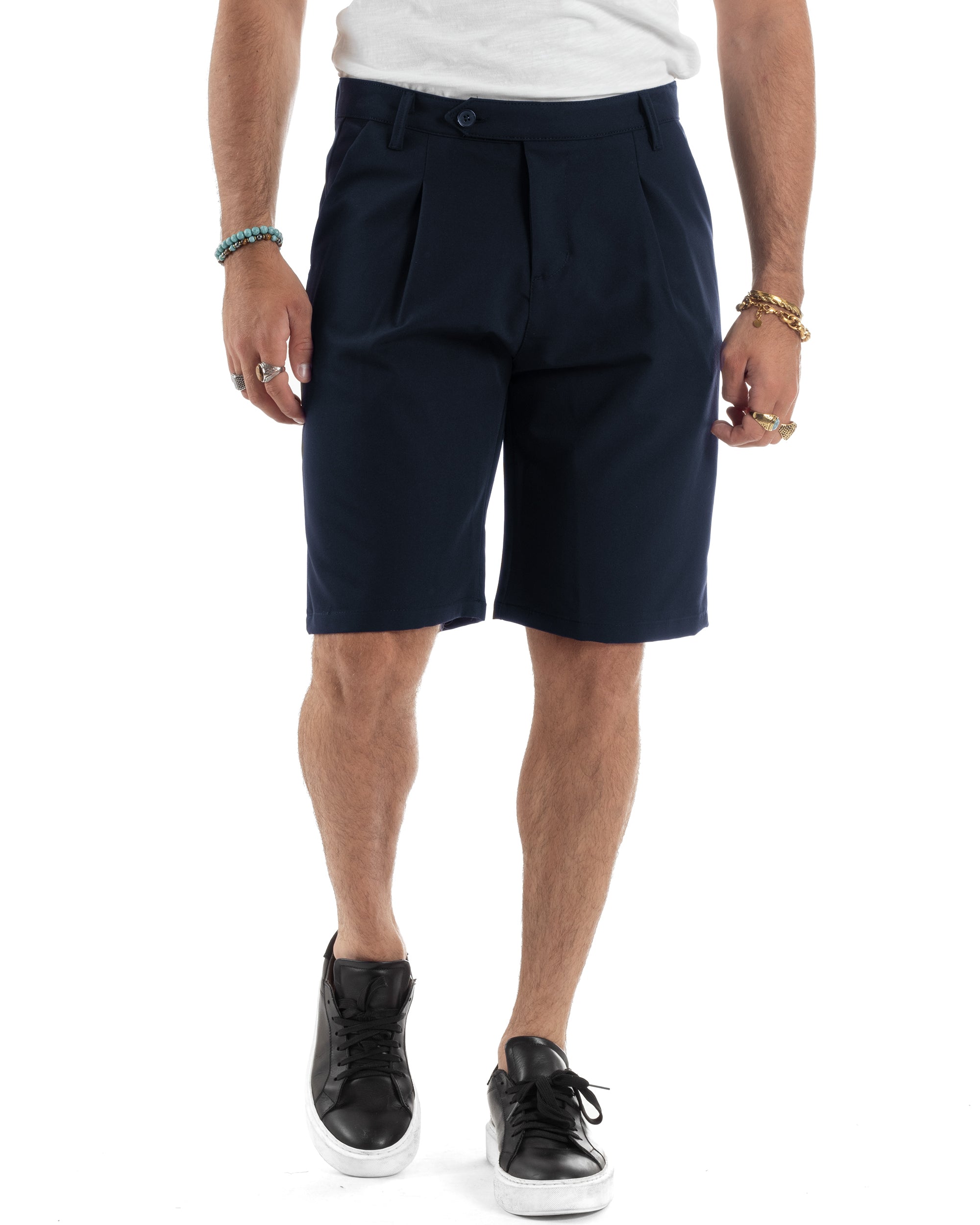 Bermuda Viscosa Abbottonatura Allungata PC1996A