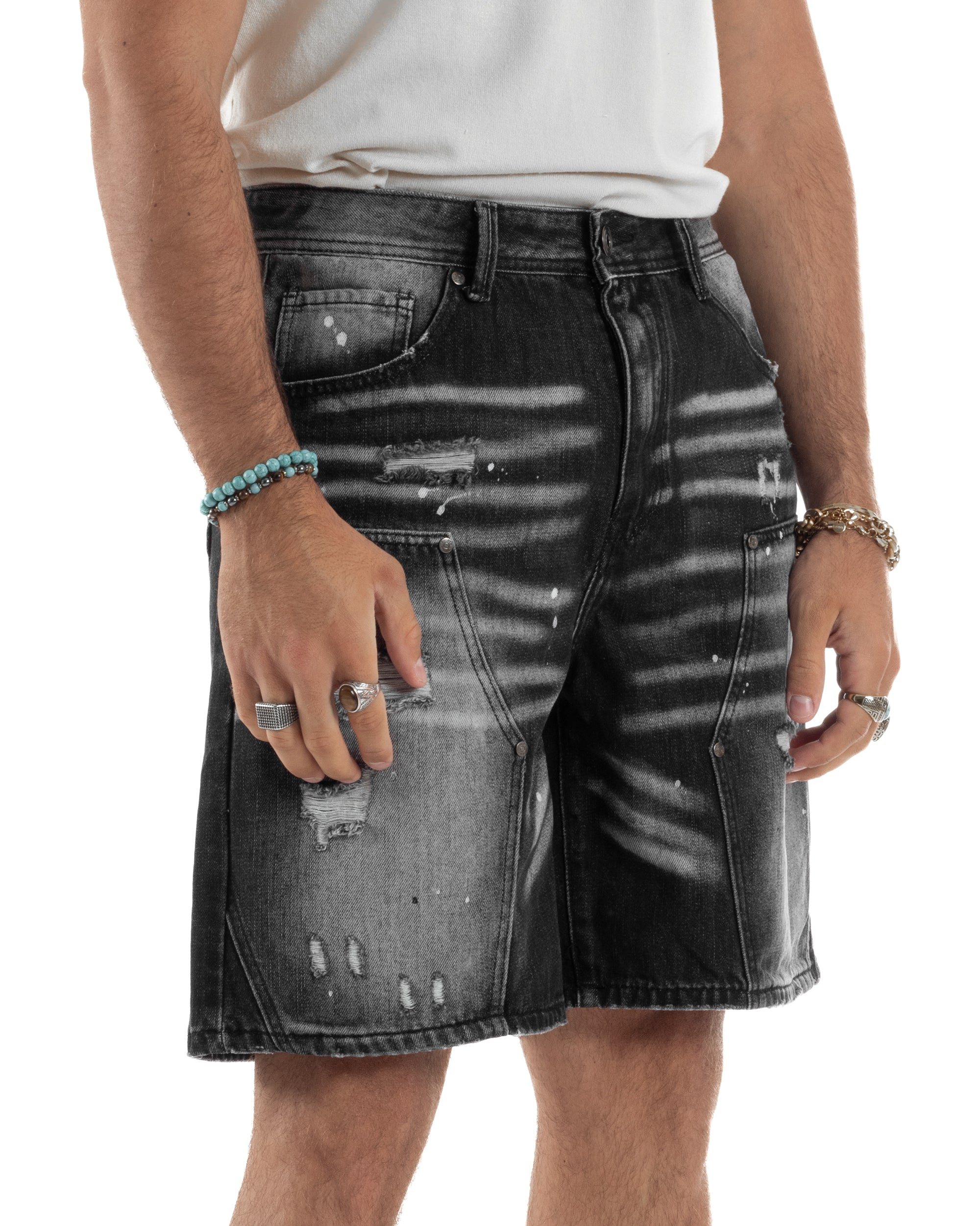 Bermuda Jeans Baggy Fit PC1998A