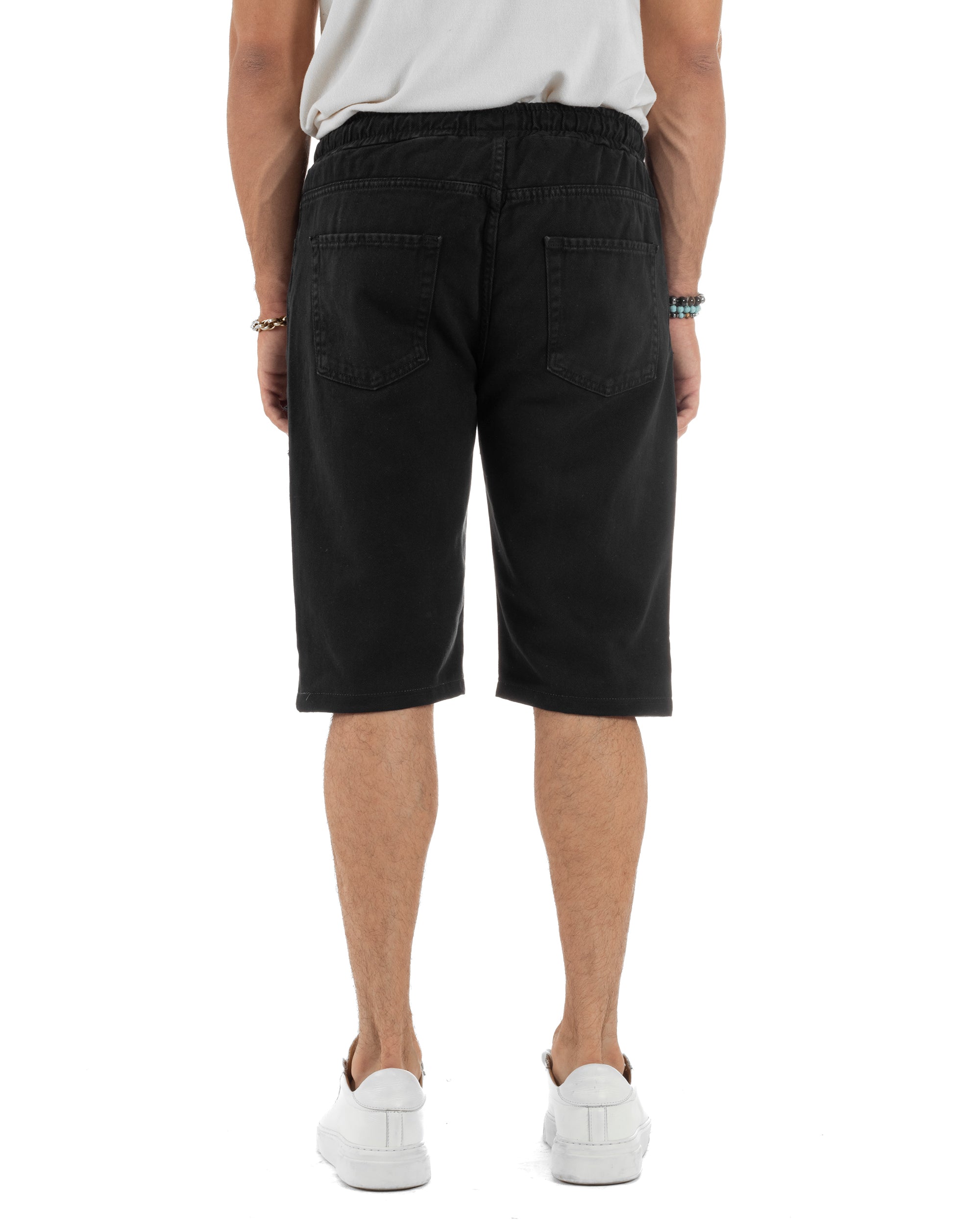 Bermuda Jeans Con Rotture Regular Fit PC1999A