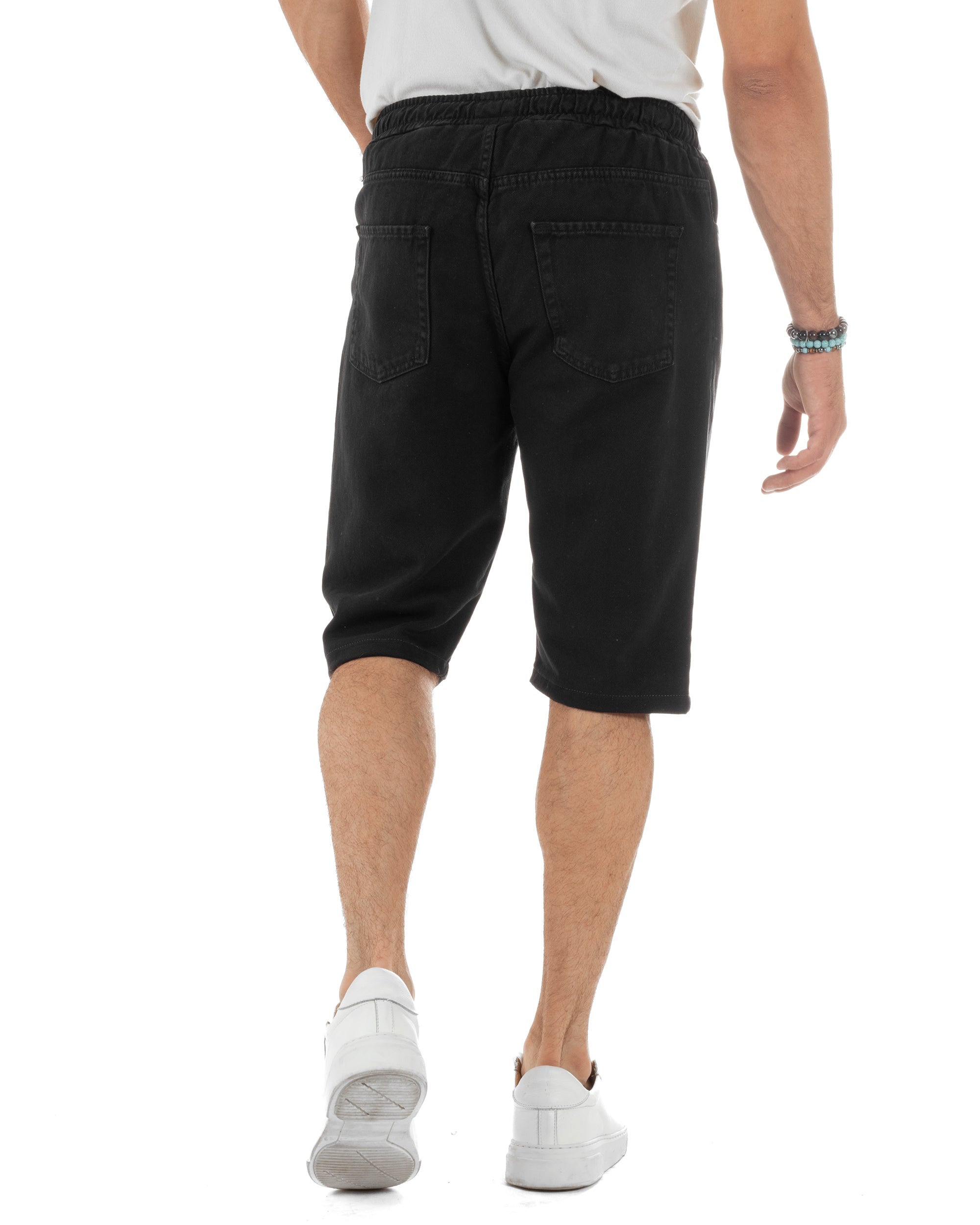 Bermuda Jeans Con Rotture Regular Fit PC1999A