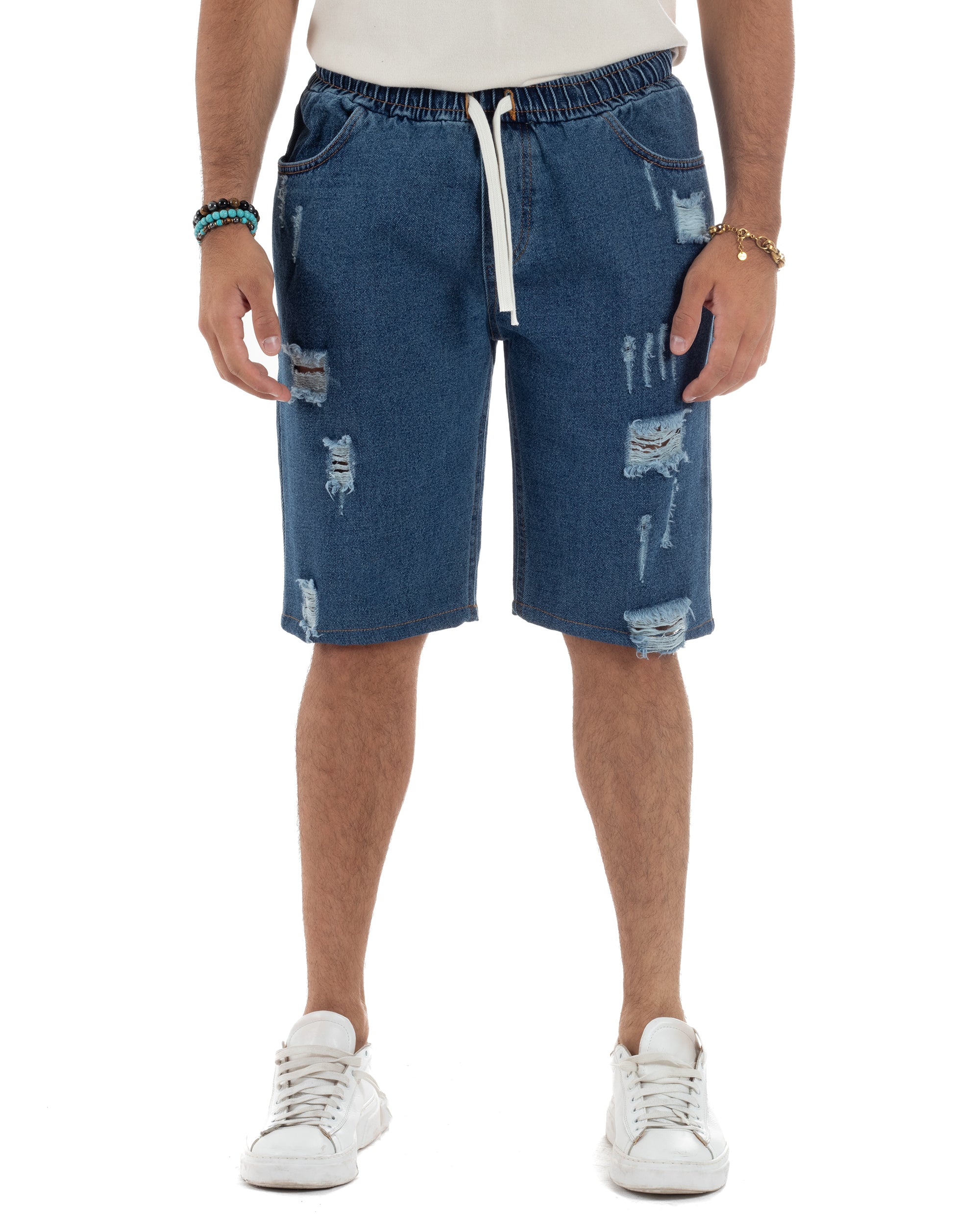 Bermuda Jeans Rotture Regular Fit PC2003A