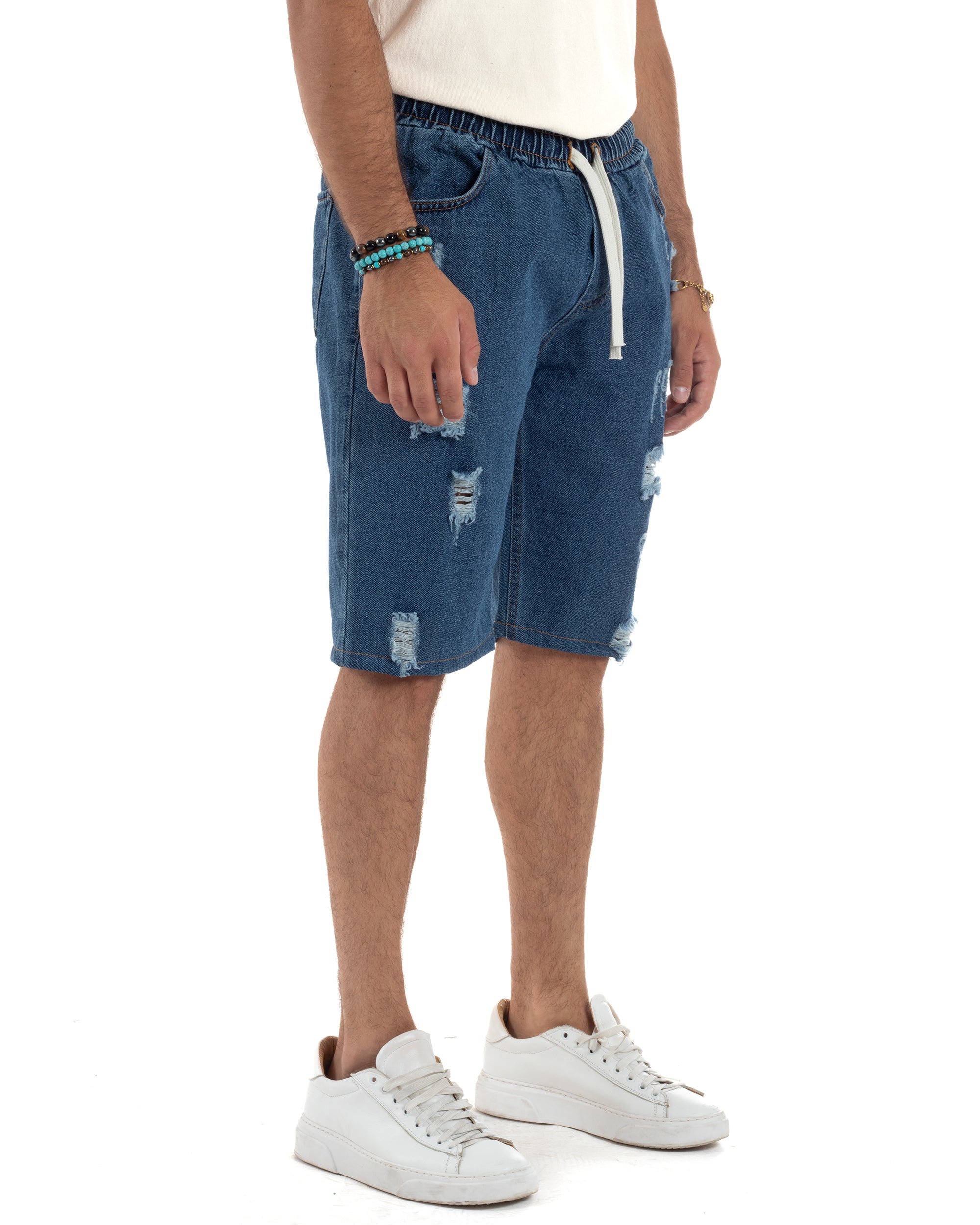 Bermuda Jeans Rotture Regular Fit PC2003A