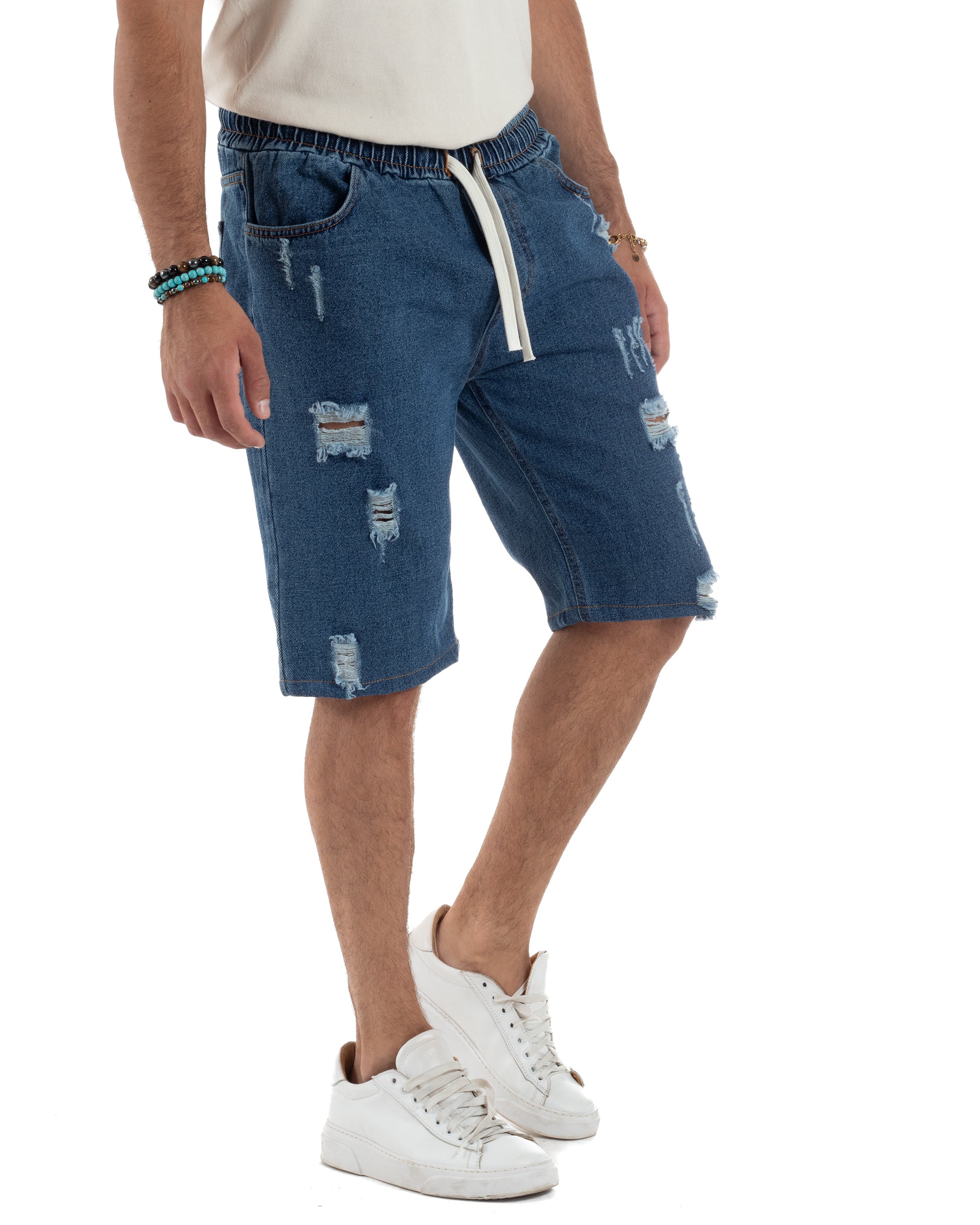 Bermuda Jeans Rotture Regular Fit PC2003A