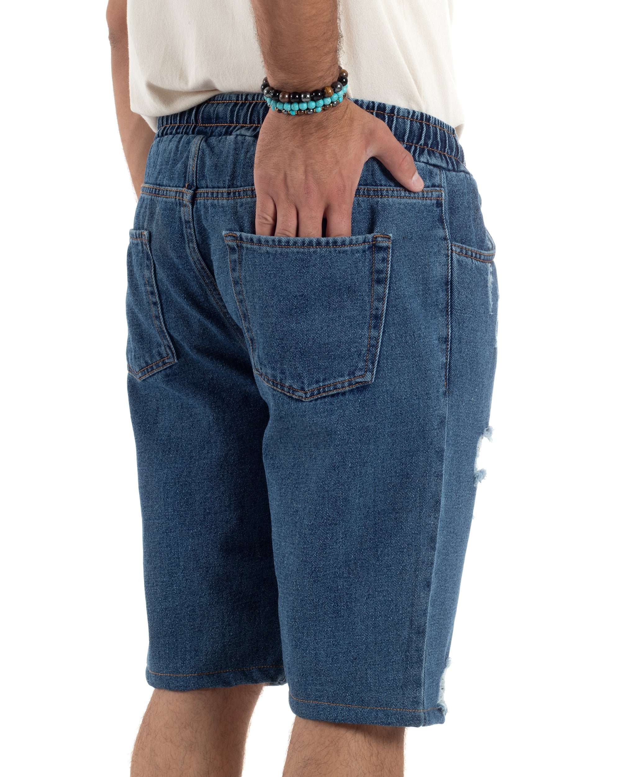 Bermuda Jeans Rotture Regular Fit PC2003A