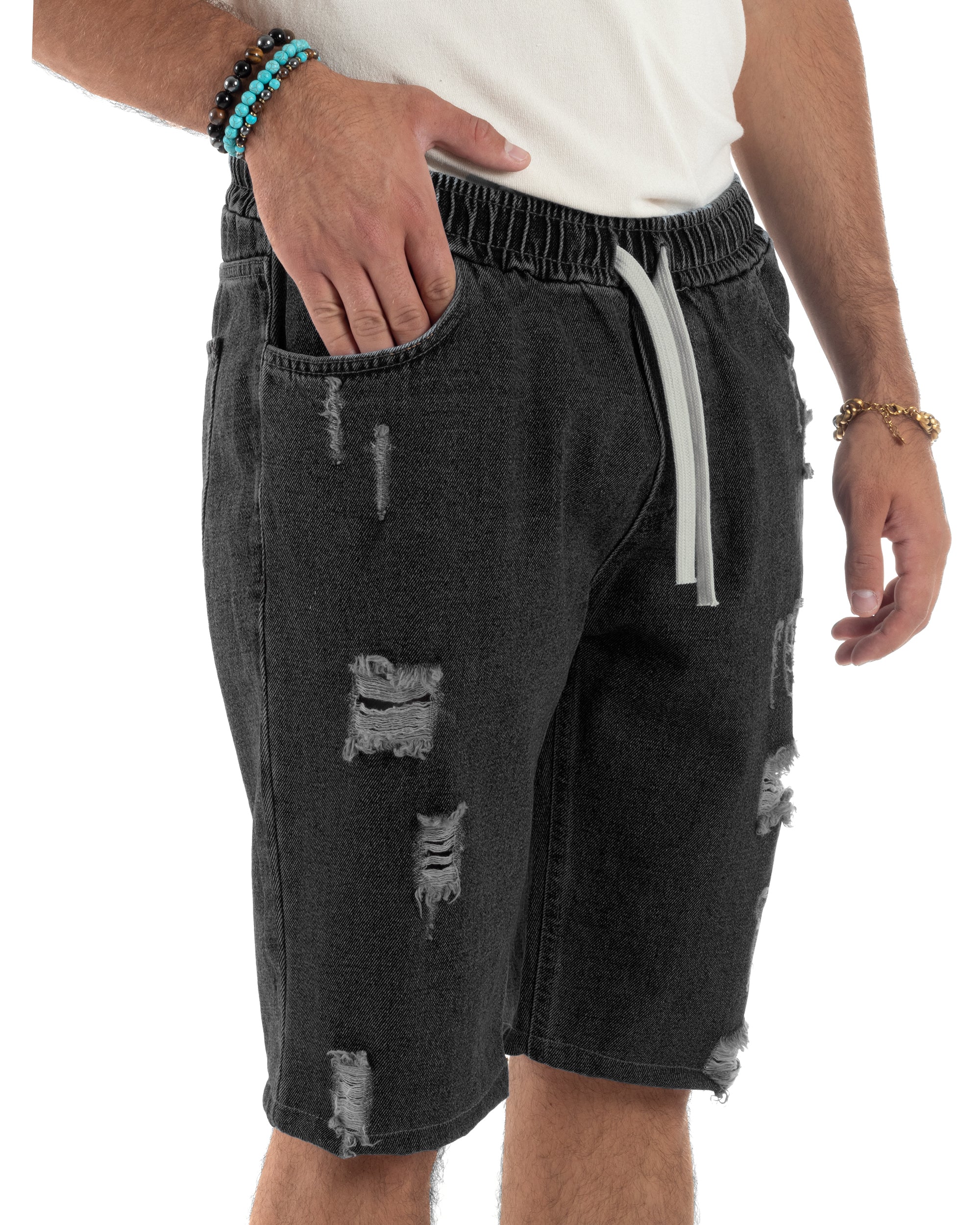 Bermuda Jeans Rotture Regular Fit PC2004A