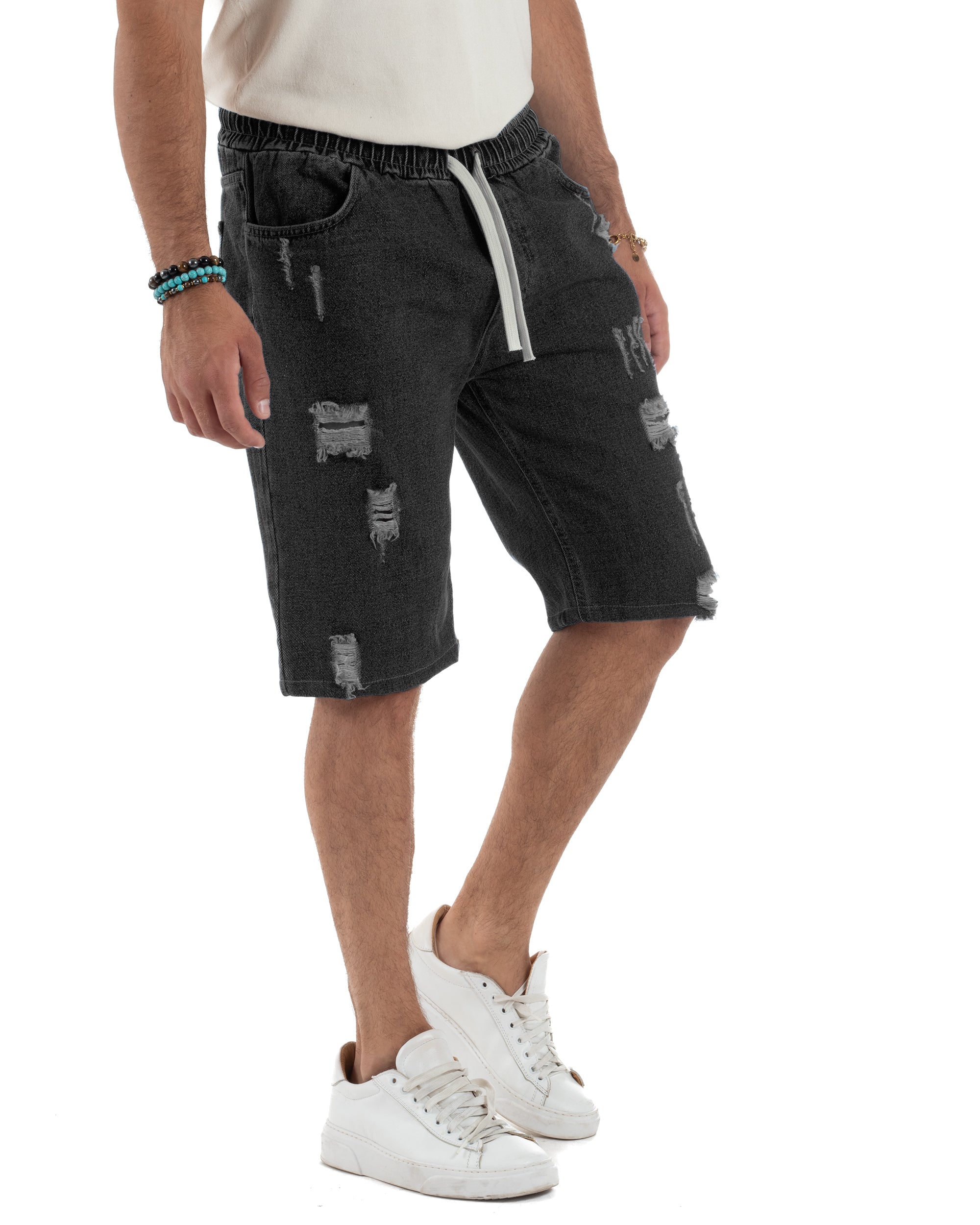 Bermuda Jeans Rotture Regular Fit PC2004A