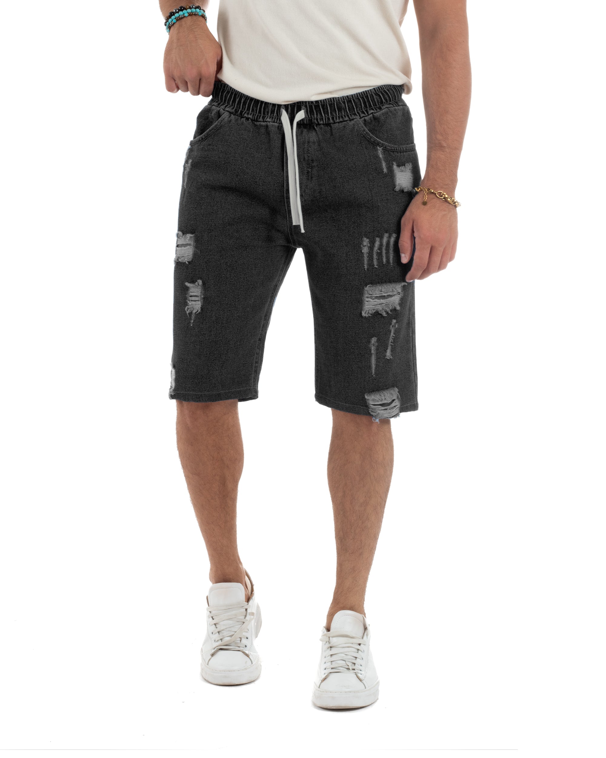 Bermuda Jeans Rotture Regular Fit PC2004A